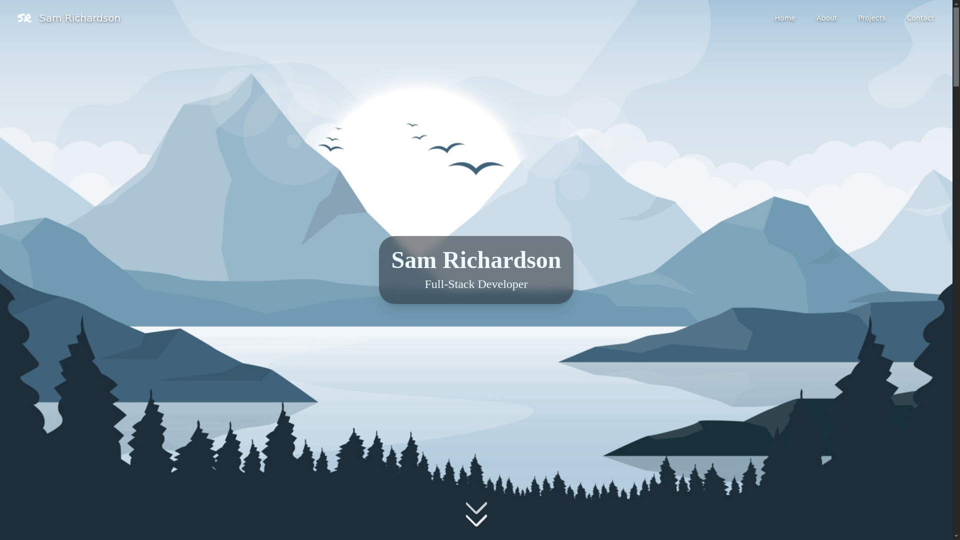 website screenshot of https://samrichardson.pages.dev/