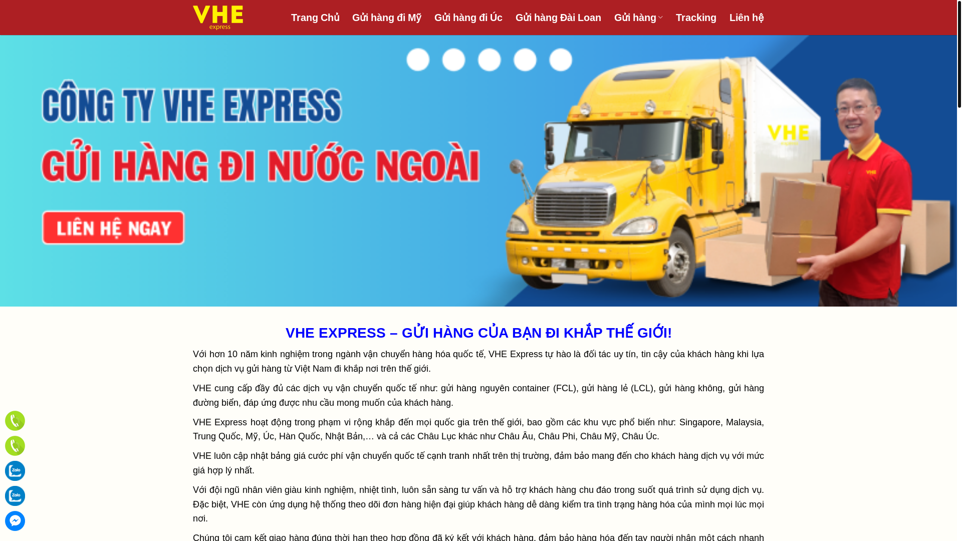 website screenshot of https://vhexpress.com.vn/