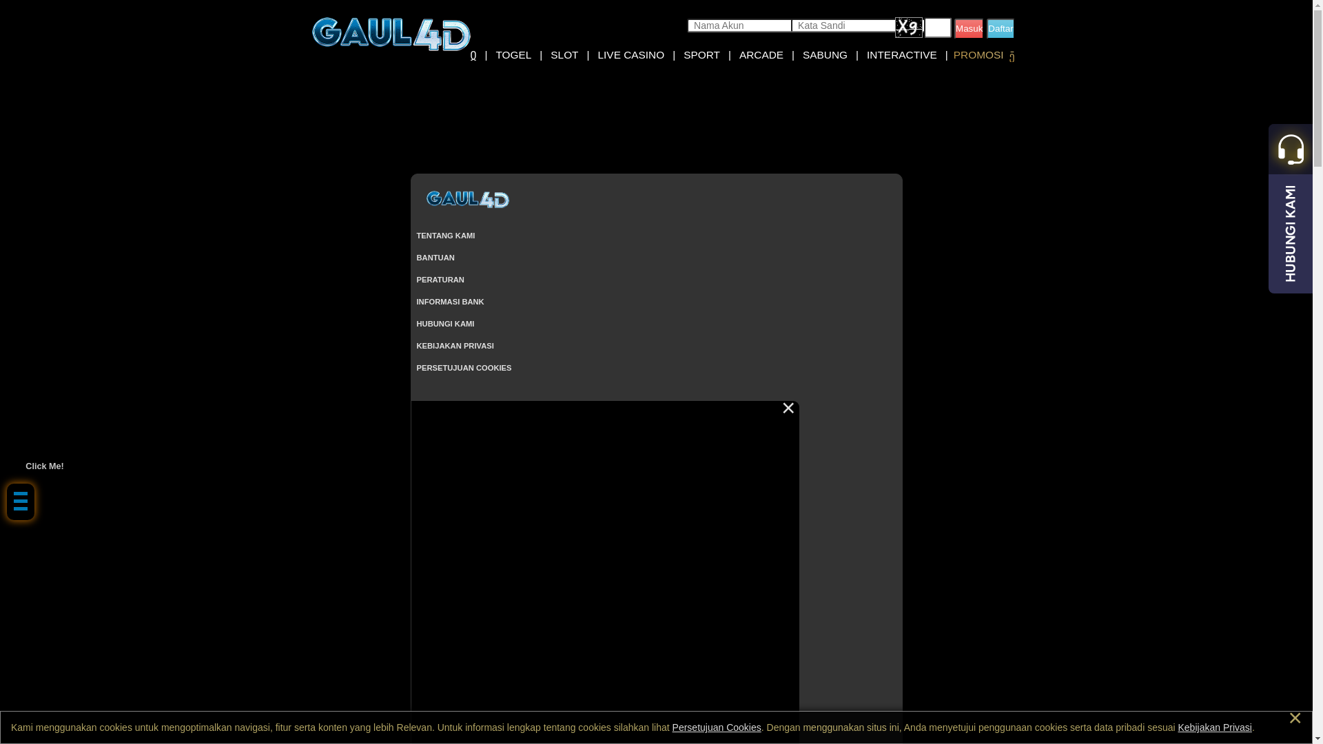 website screenshot of https://lekgaul4d.icu/
