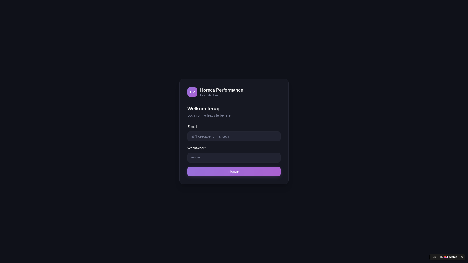 website screenshot of https://hpp-dashboard.nl/