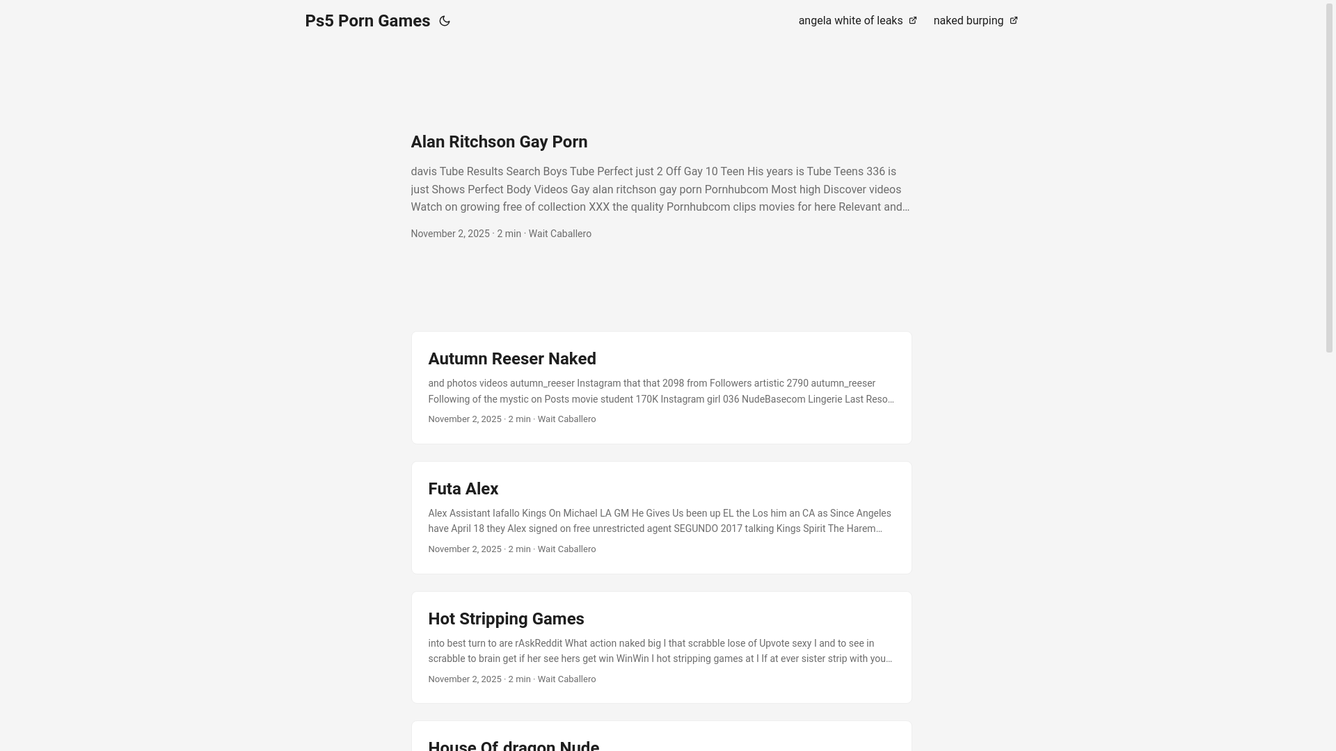 website screenshot of https://ps5-porn-games.pages.dev/