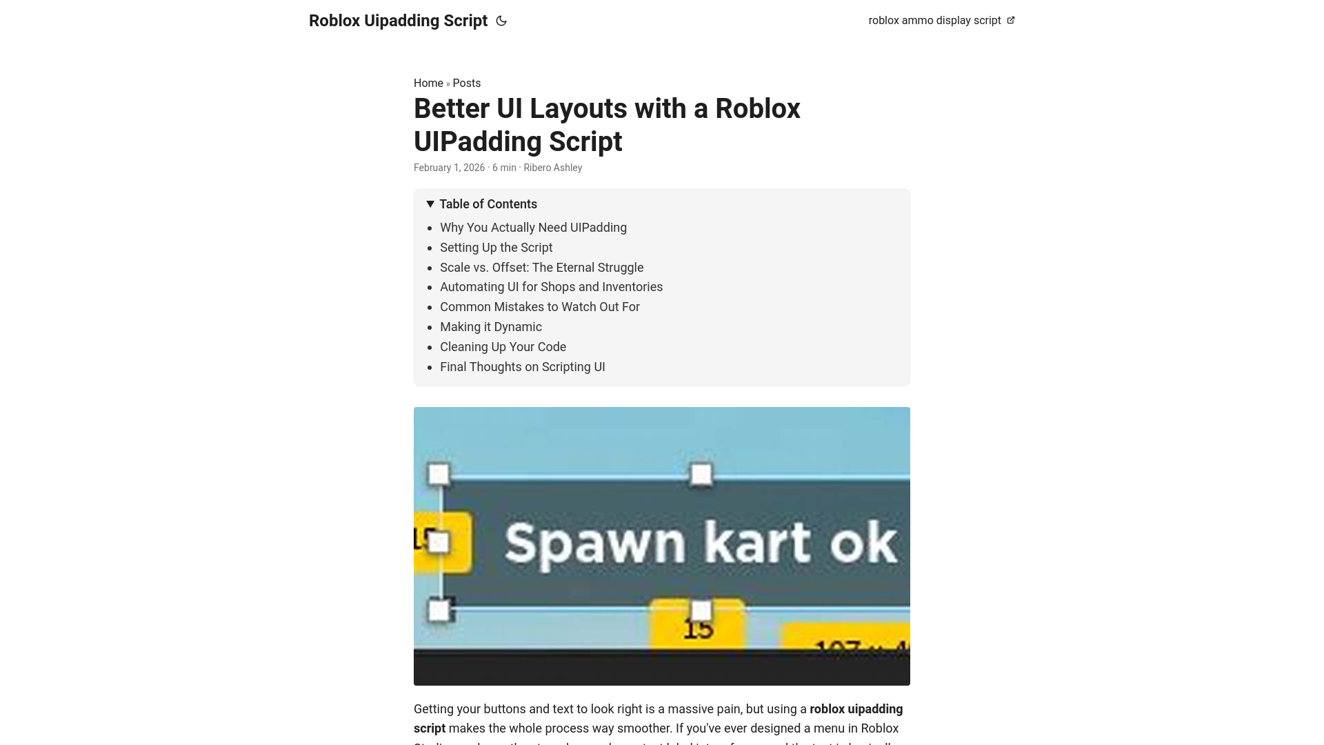 website screenshot of https://roblox-uipadding-script.pages.dev/