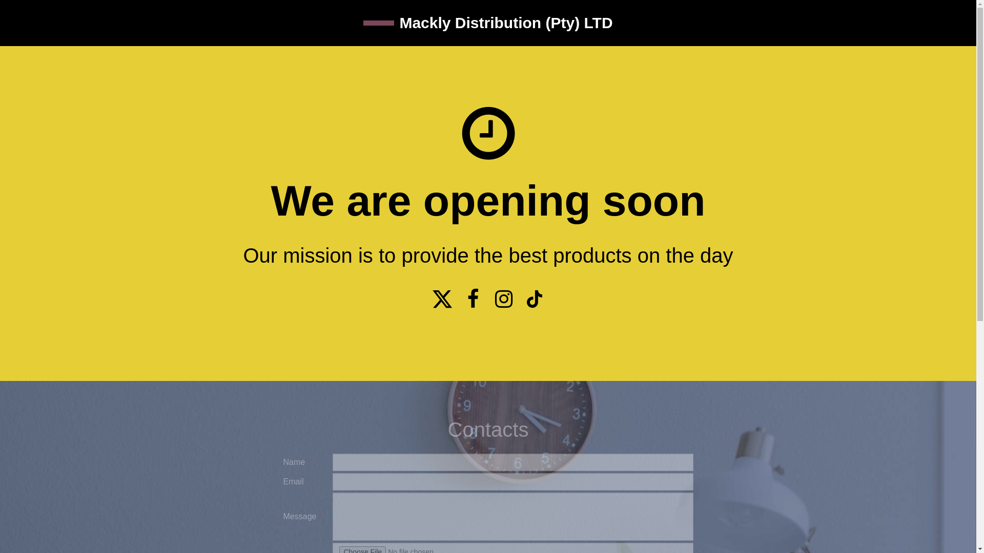 website screenshot of https://mackly.co.za/
