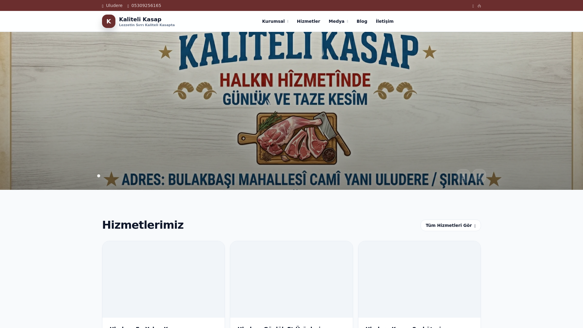 website screenshot of https://kalitelikasap.com.tr/