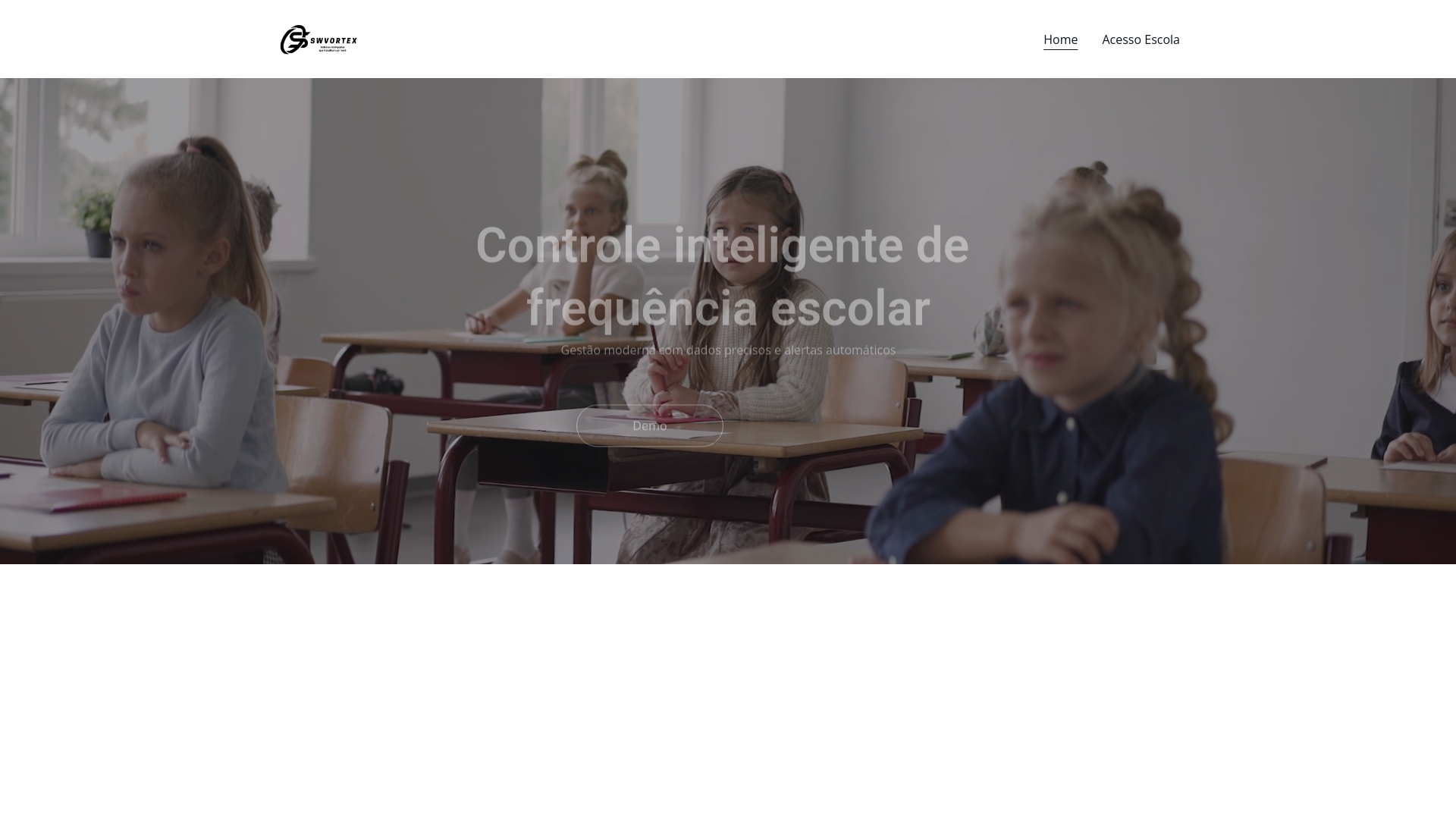 website screenshot of https://presencaedu.com.br