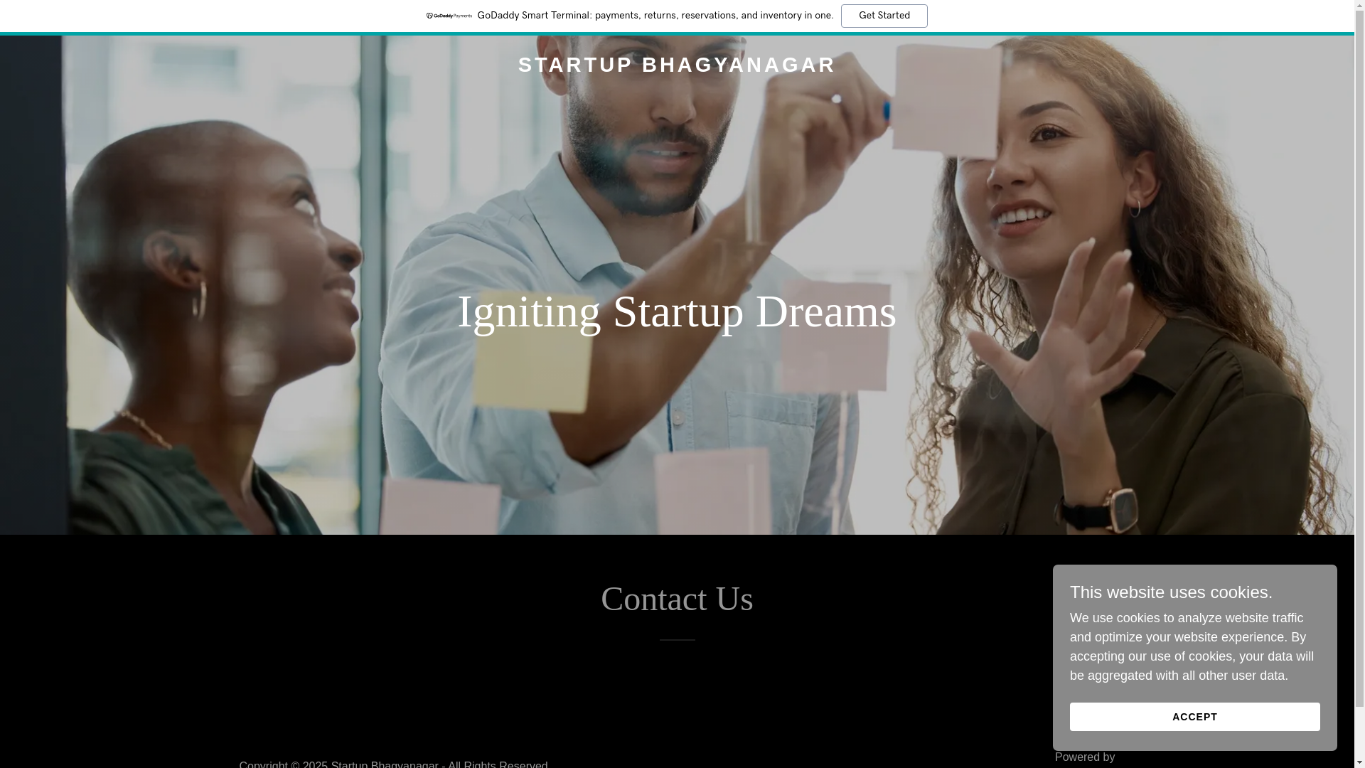 website screenshot of https://startupbhagyanagar.com/
