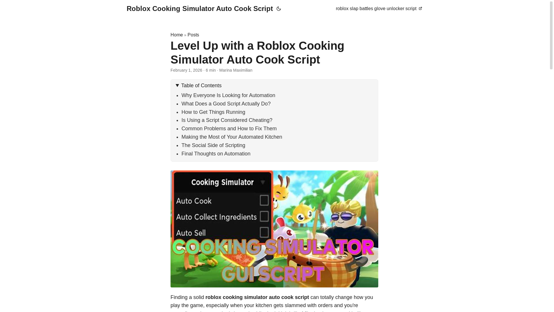 website screenshot of https://roblox-cooking-simulator-auto-cook-script.pages.dev/