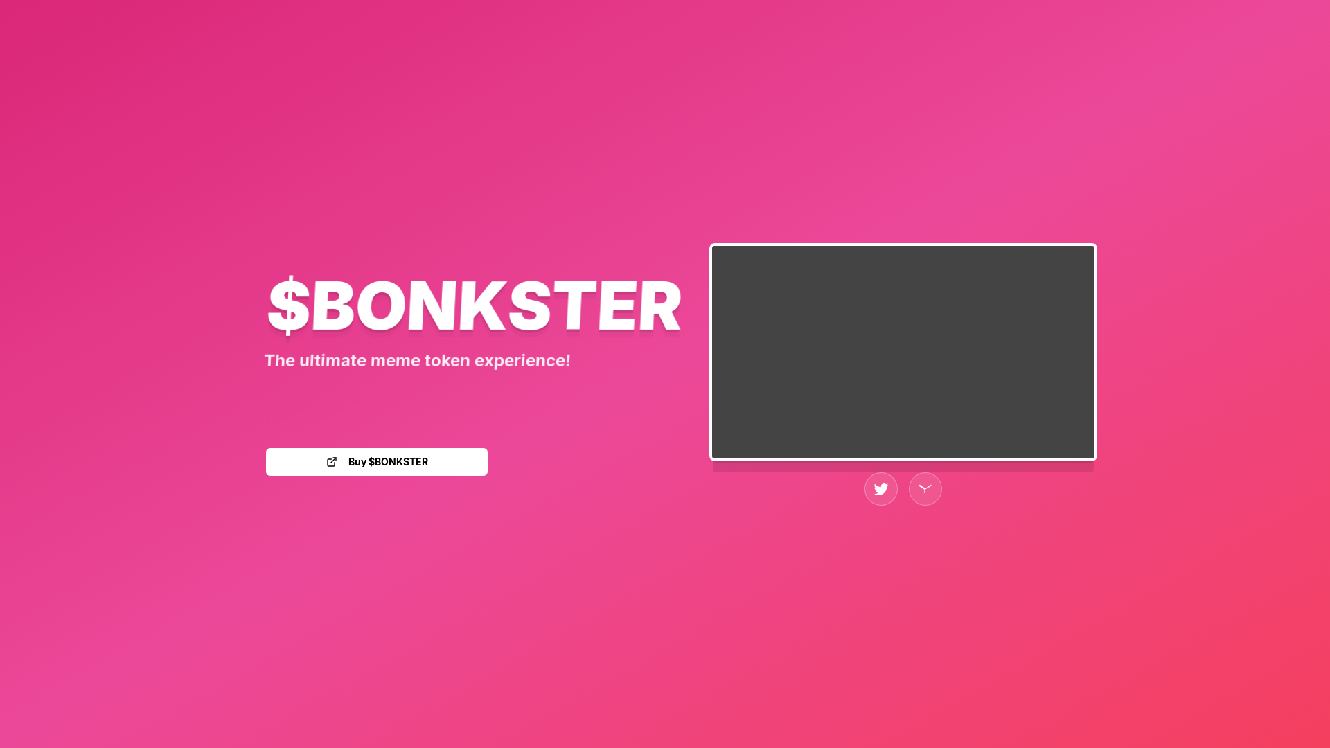 website screenshot of https://bonkster.lol/