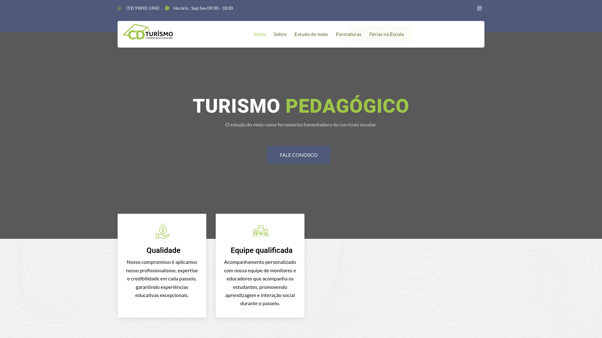 website screenshot of https://cdconhecimentoediversao.com.br