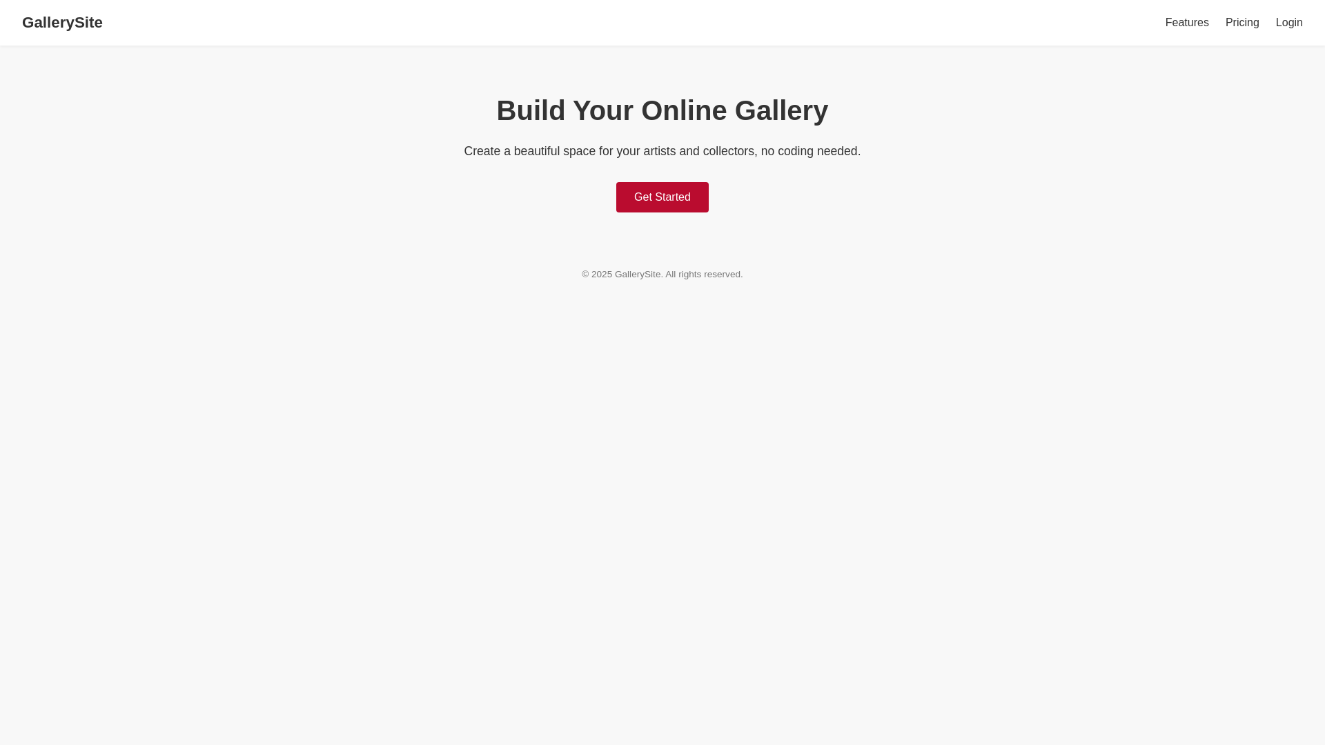 website screenshot of https://fineartsuite.com/