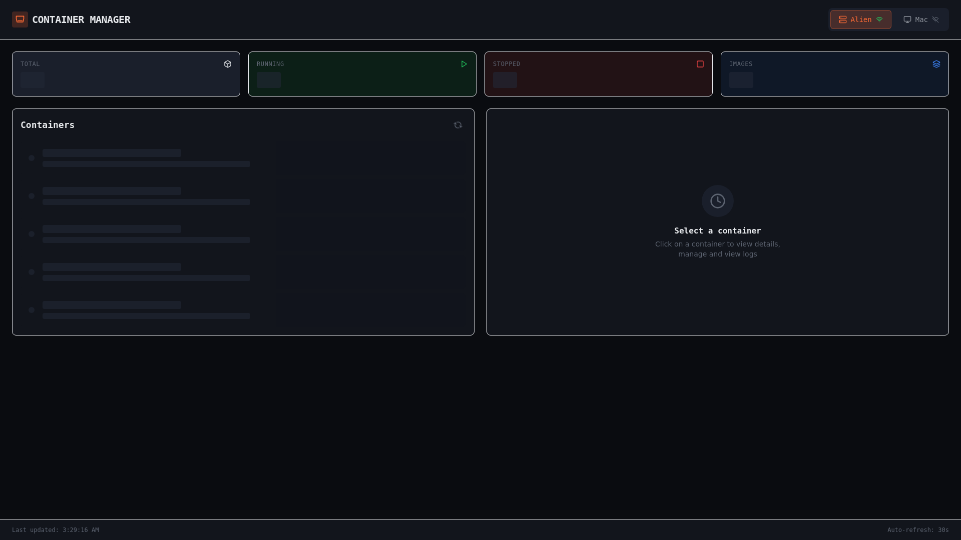 website screenshot of https://container-manager-9vd.pages.dev/