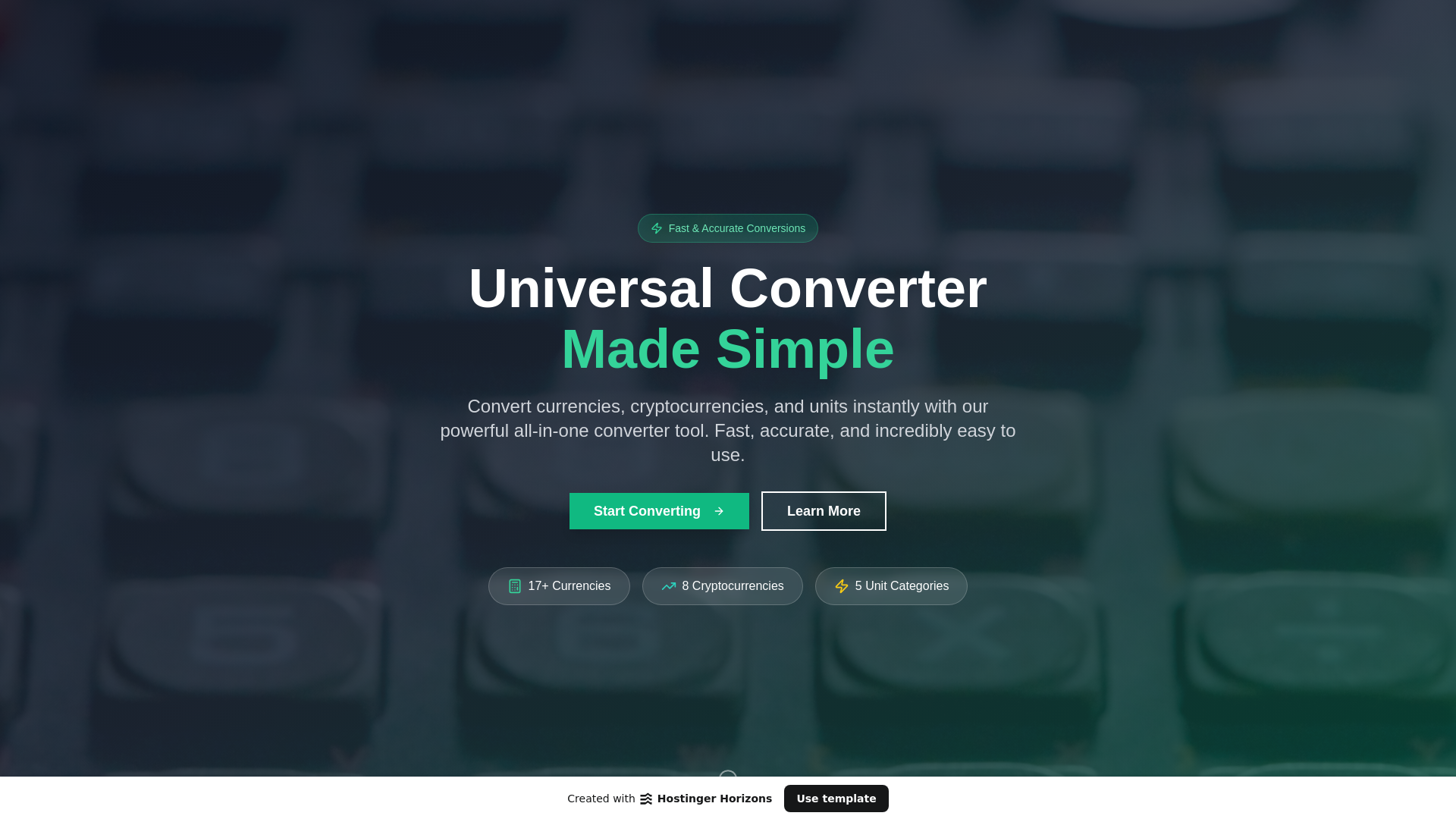 website screenshot of https://freeunitconverter.io