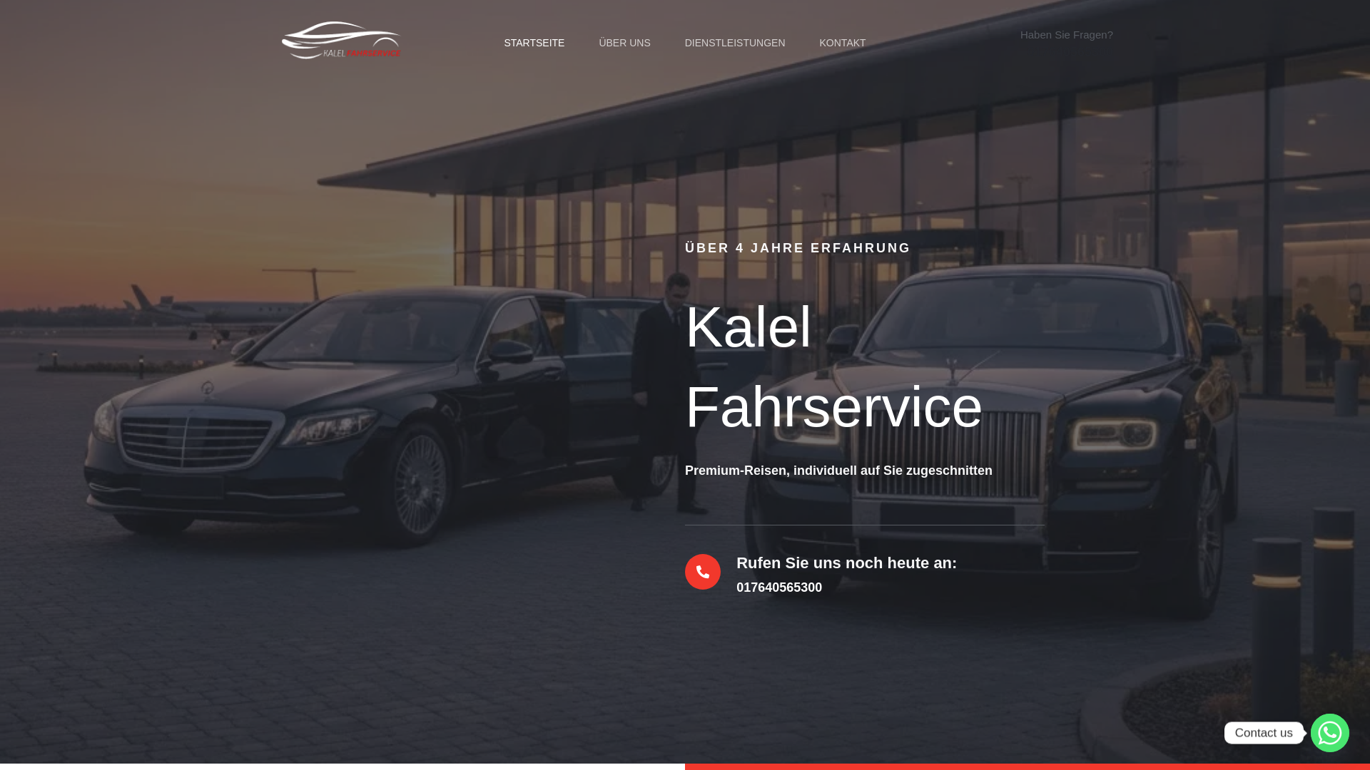 website screenshot of https://kalelfahrservice.com/