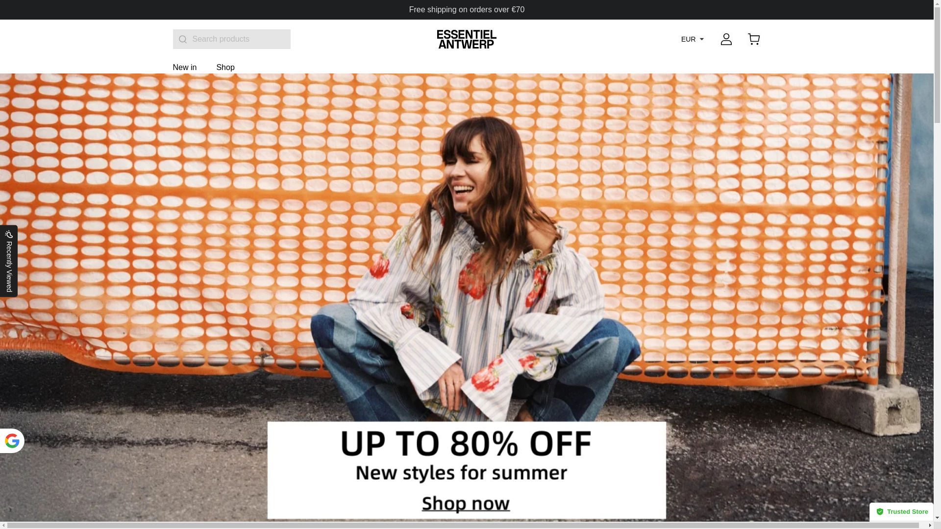 website screenshot of https://essentielsell.shop/