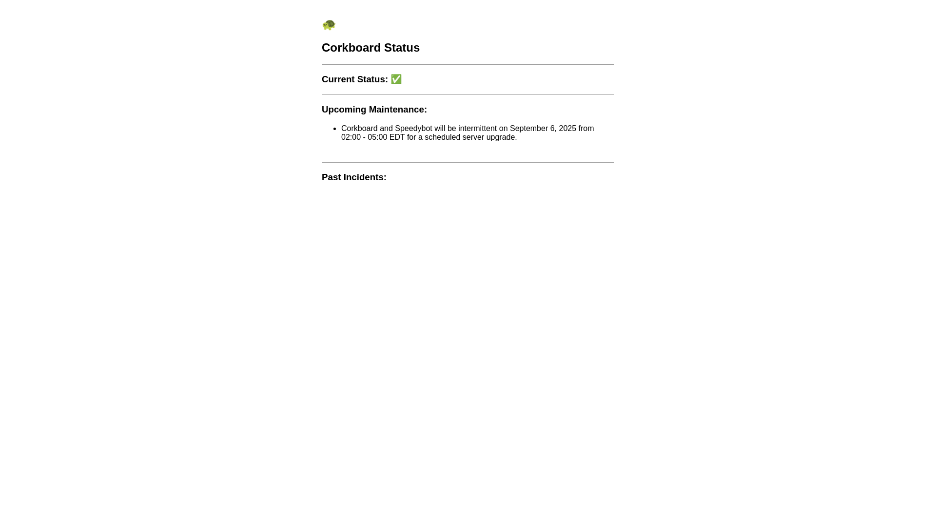 website screenshot of https://corkboard-status.pages.dev/