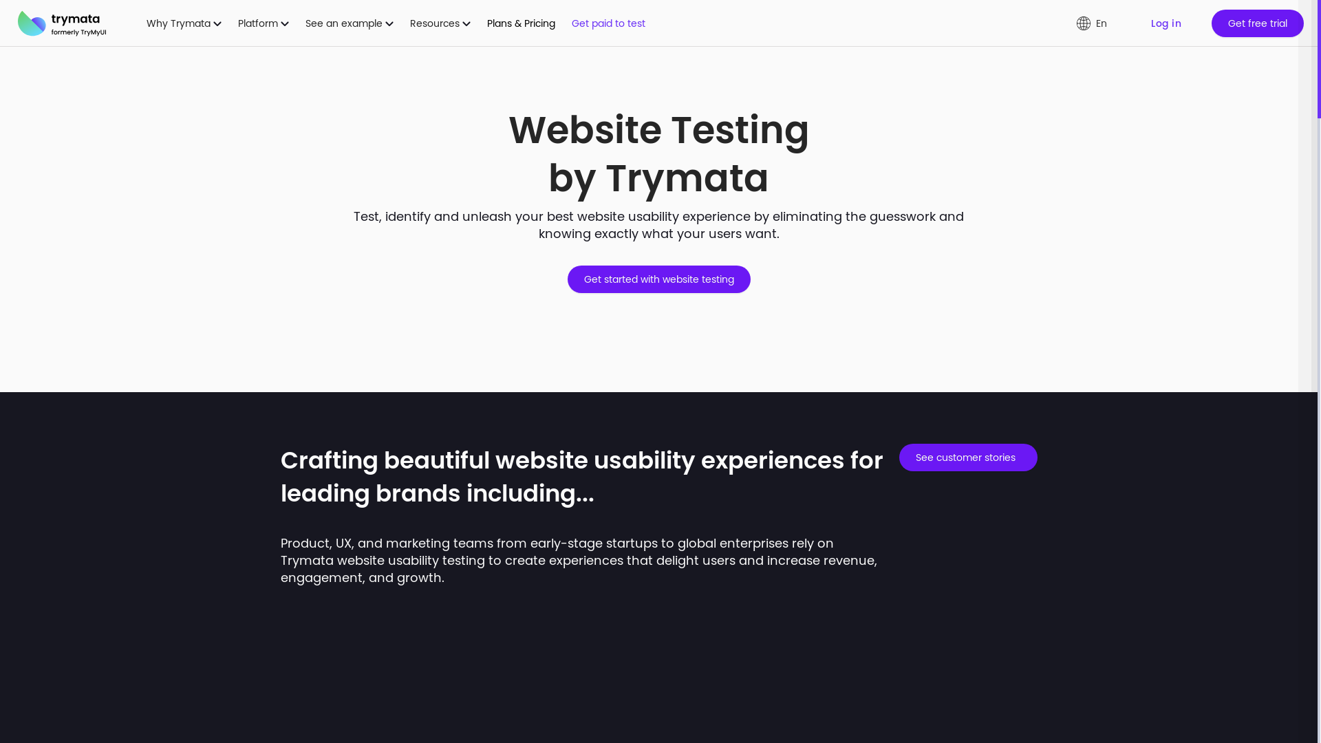 website screenshot of https://ux-trymata.com/