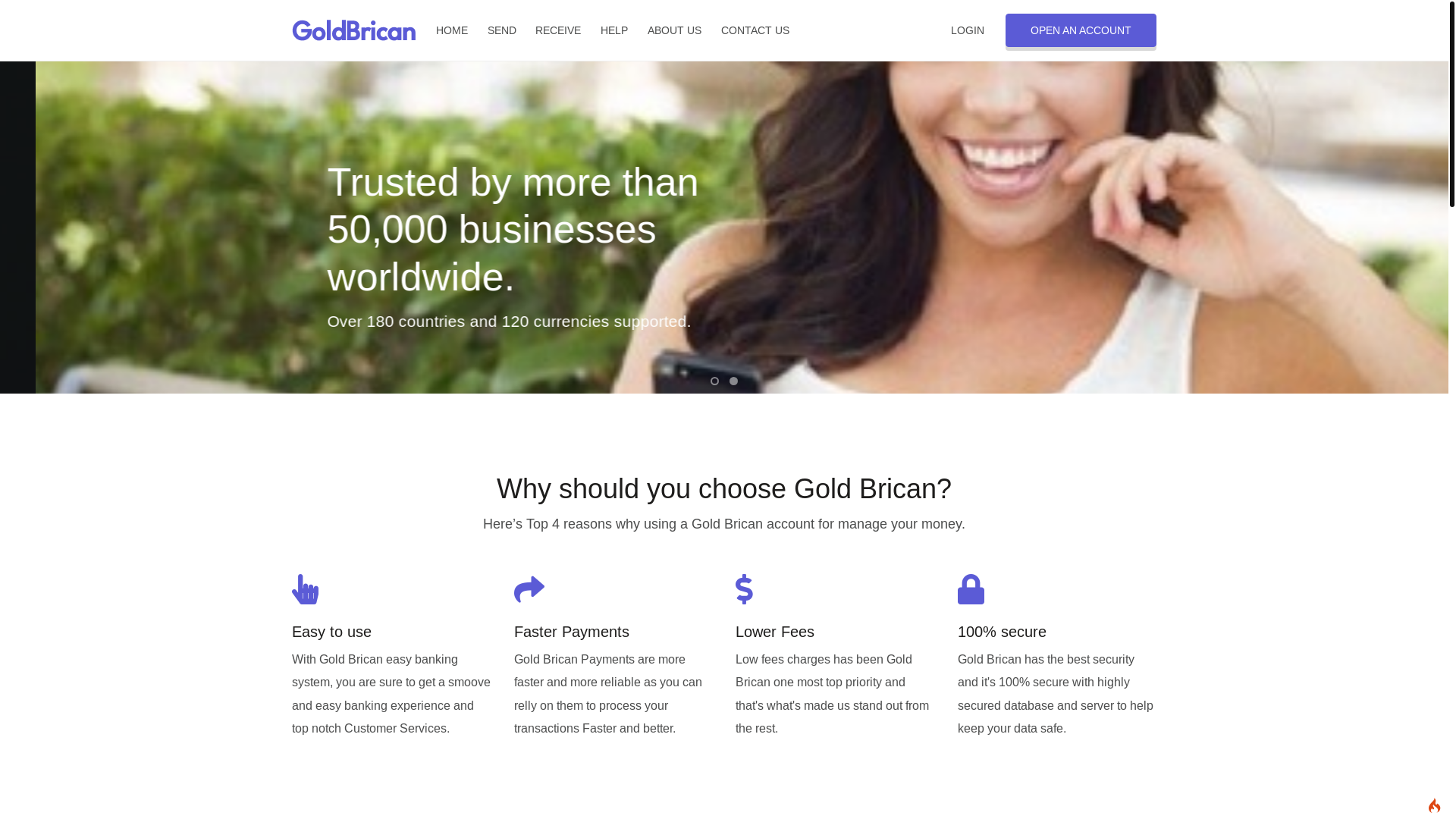 website screenshot of https://glodbrican.com/