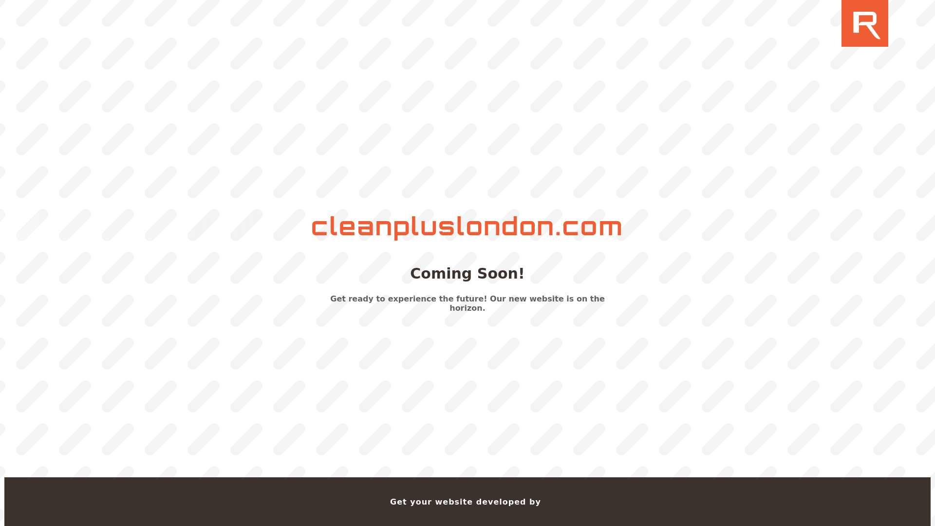 website screenshot of https://cleanpluslondon.com/