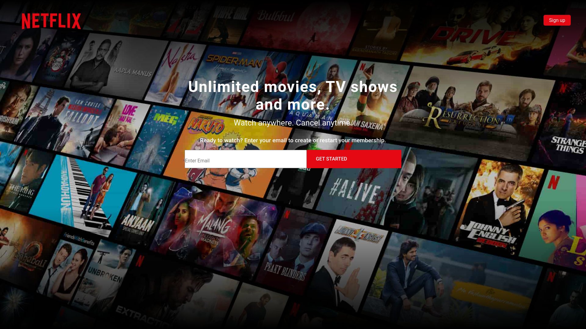 website screenshot of https://netflix-clone-taupe-two.vercel.app