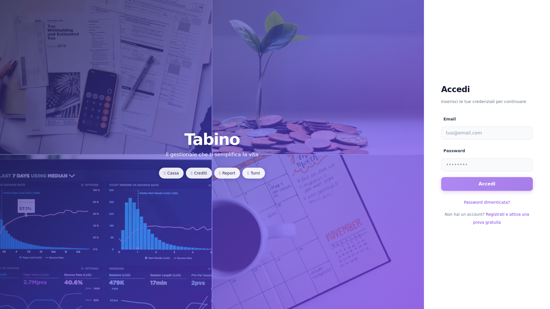 website screenshot of https://tabino.it/