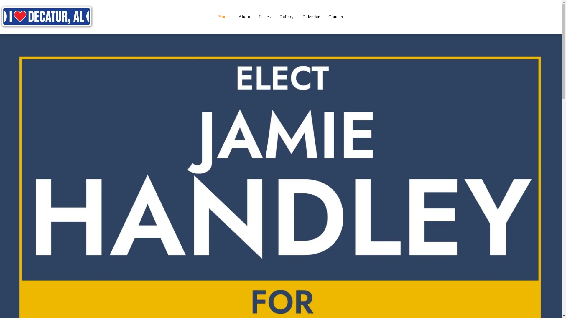 website screenshot of https://jamie4district4.com/