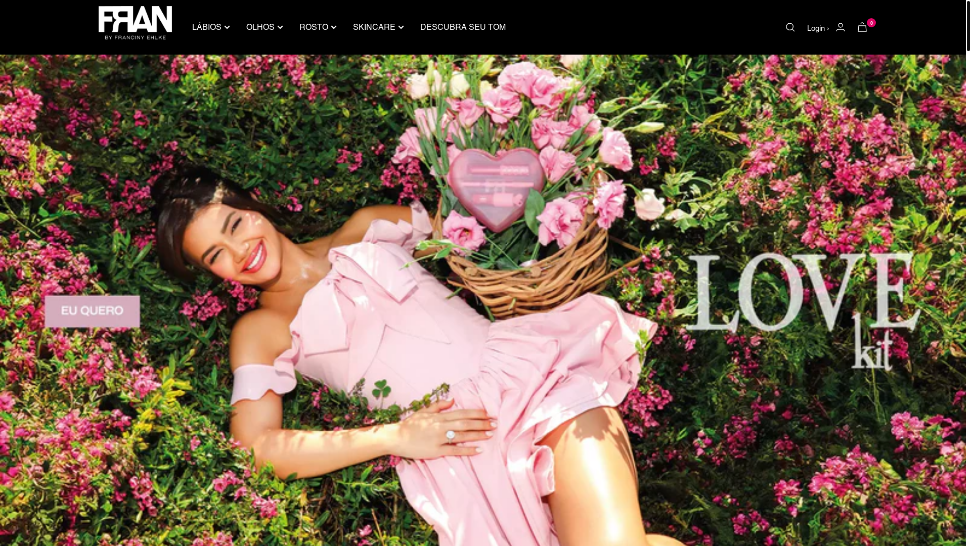 website screenshot of https://franfr.shop/