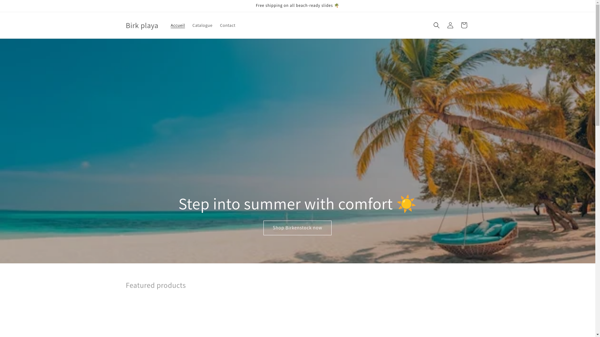 website screenshot of https://birk-factory.com/