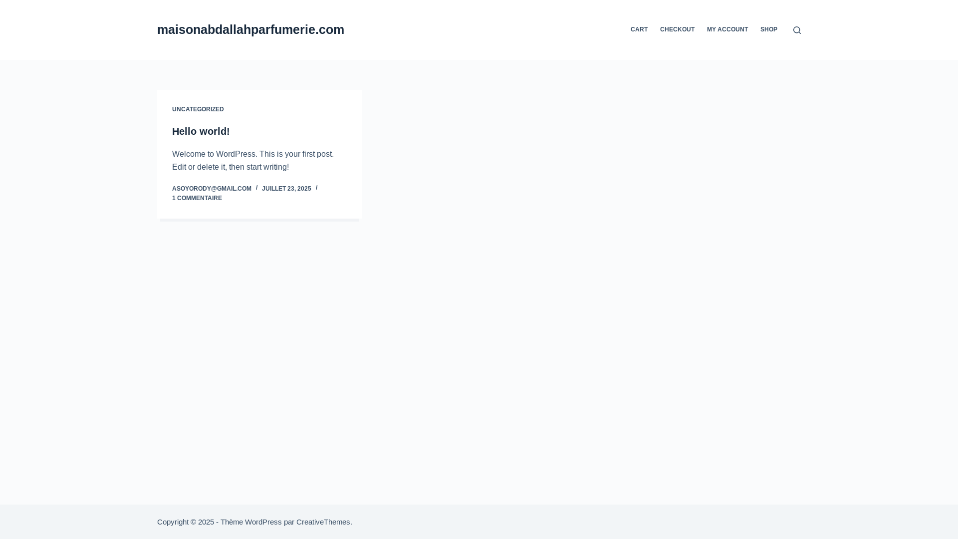 website screenshot of https://maisonabdallahparfumerie.com/