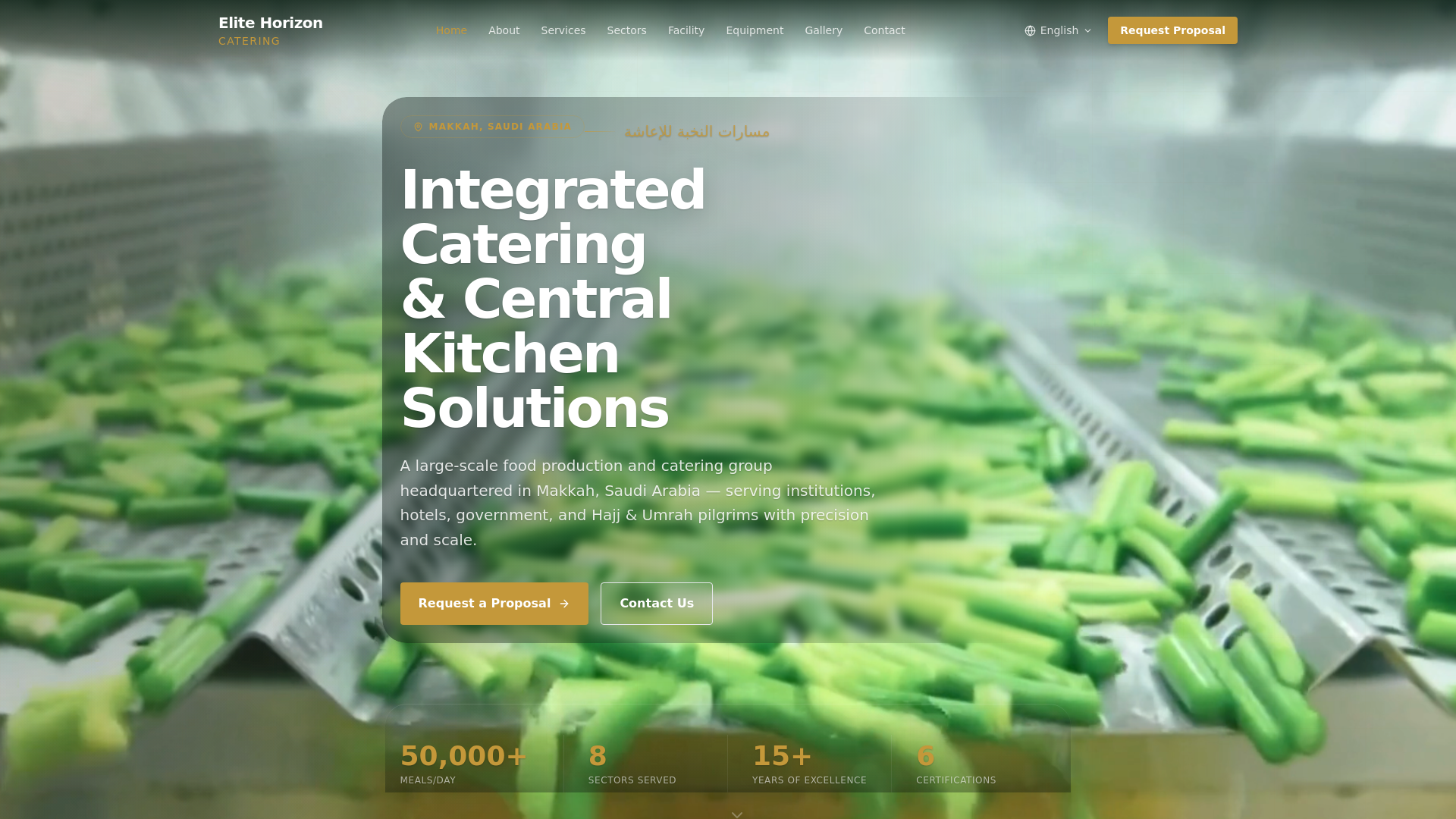 website screenshot of https://elitehorizonksa.com/