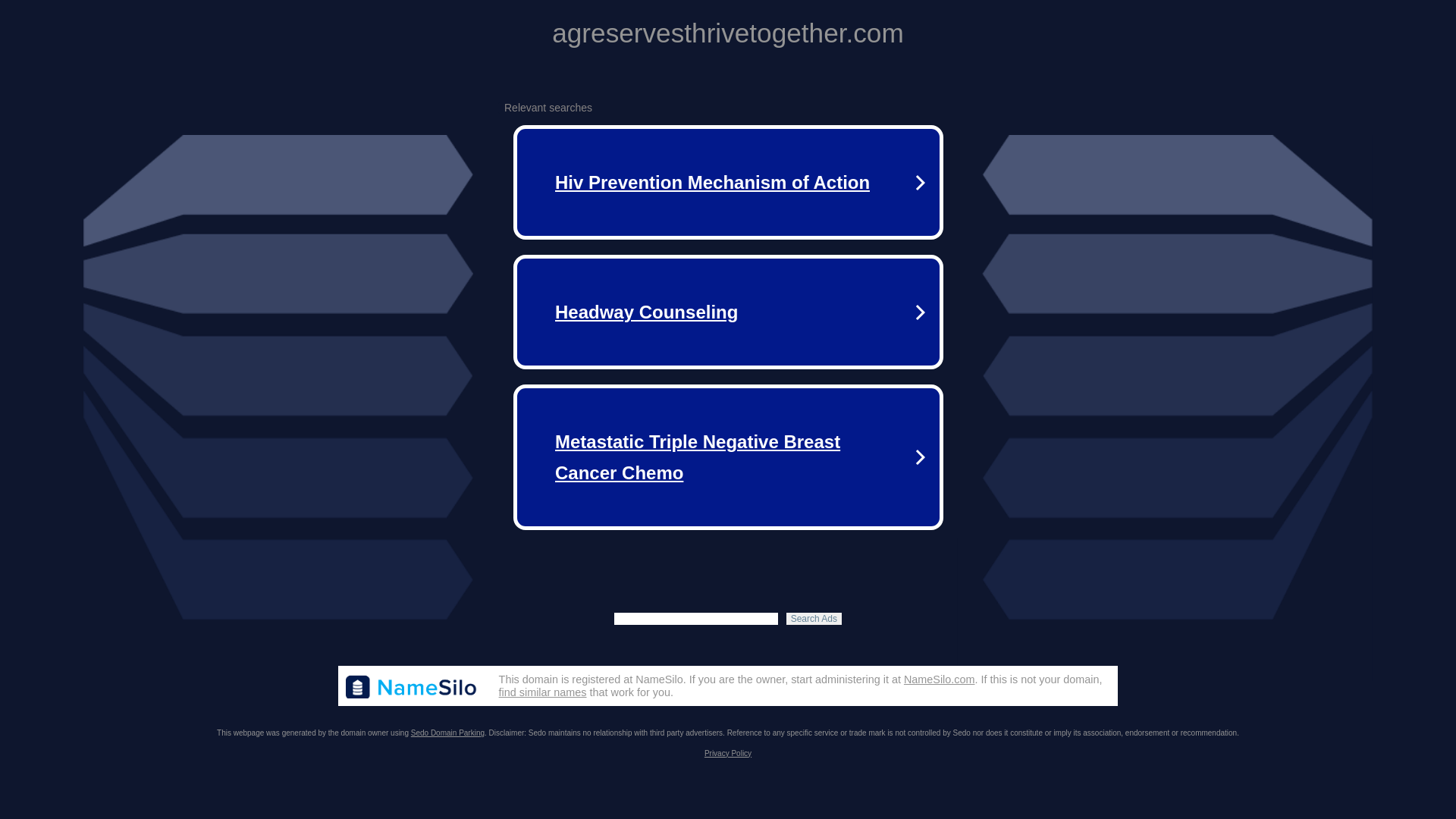 website screenshot of https://agreservesthrivetogether.com/