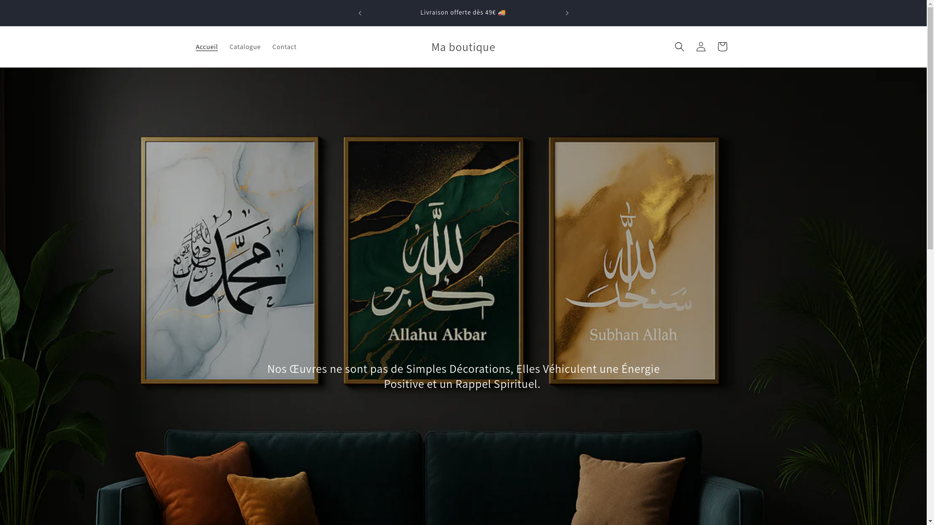 website screenshot of https://zayencalligraphie.com/