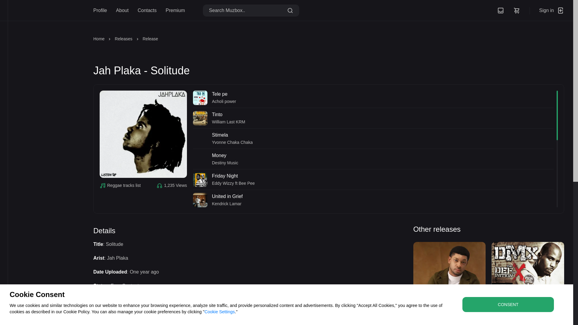 website screenshot of https://muzboxafrica.com/release.php?key=Njcy