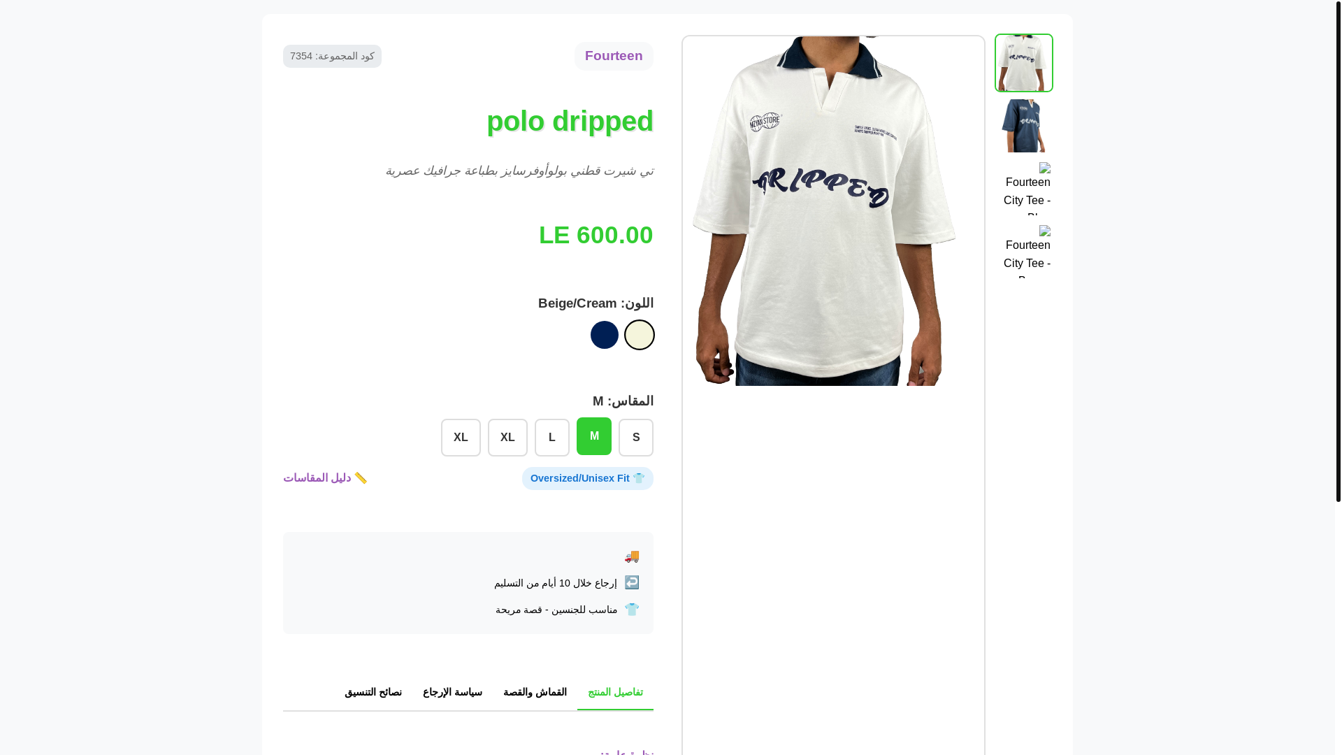 website screenshot of https://mzyan-store.online/