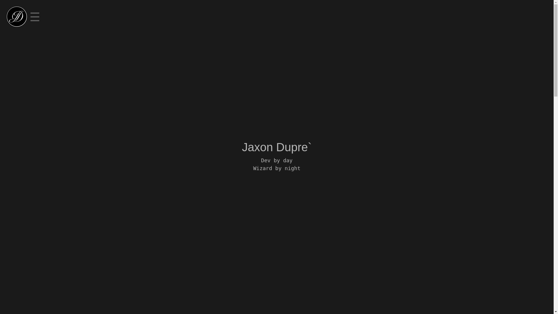 website screenshot of https://jaxondupre.pages.dev/