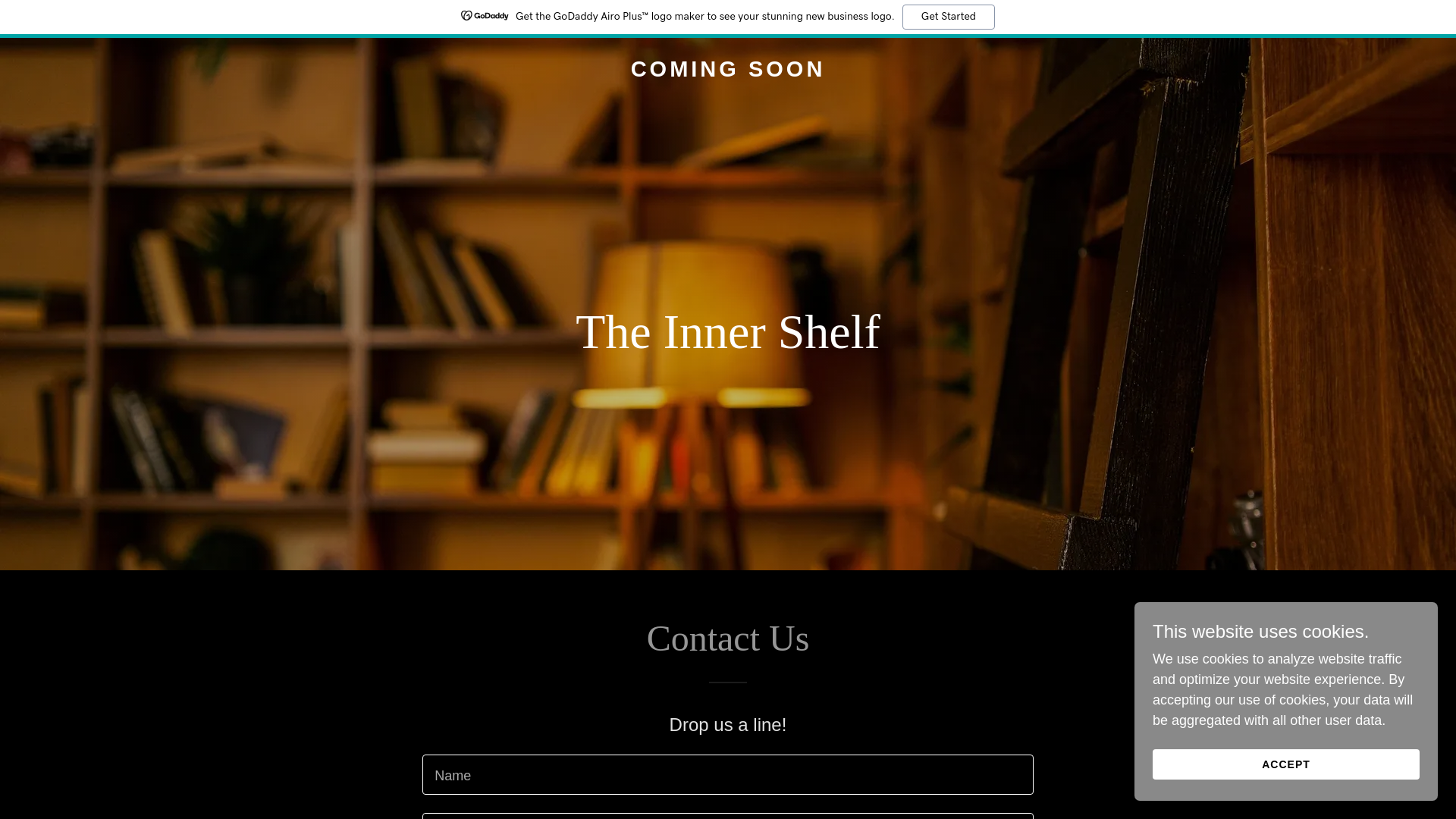 website screenshot of https://innershelfbooks.com/