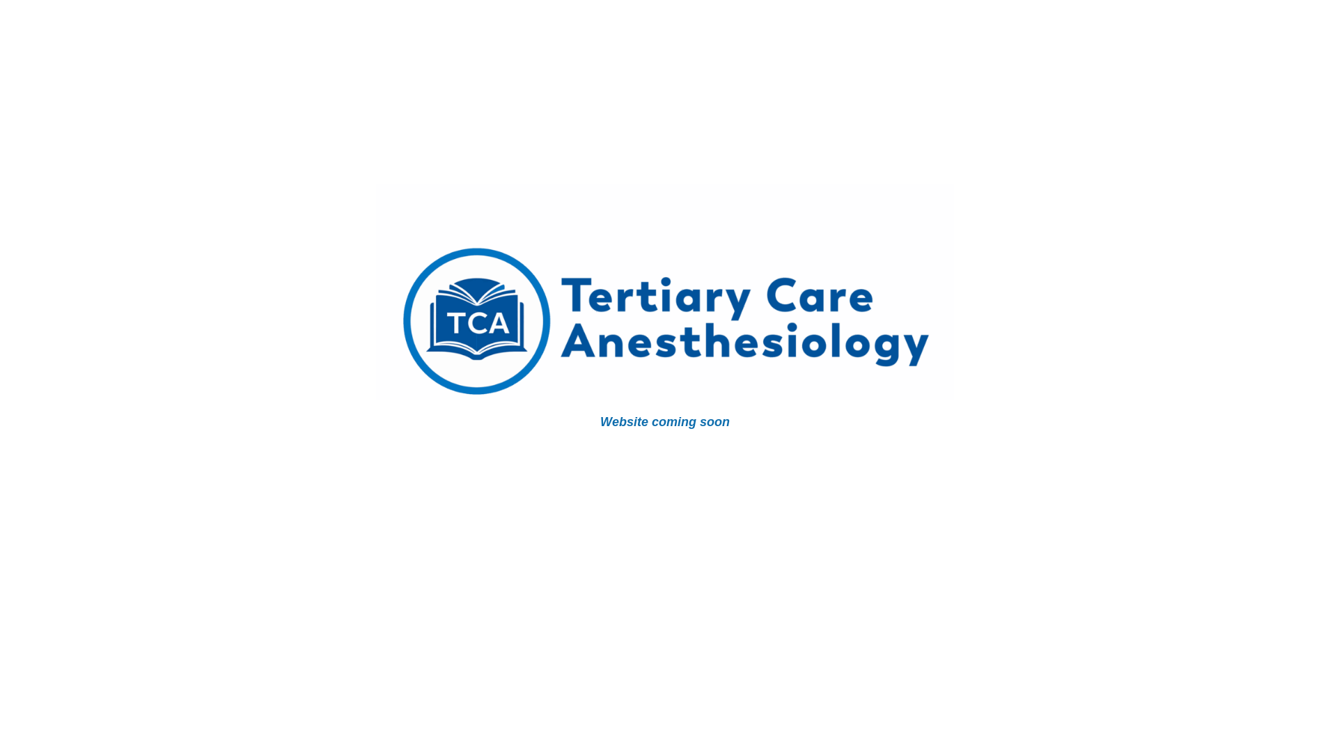 website screenshot of https://tcanesthesiology.com/