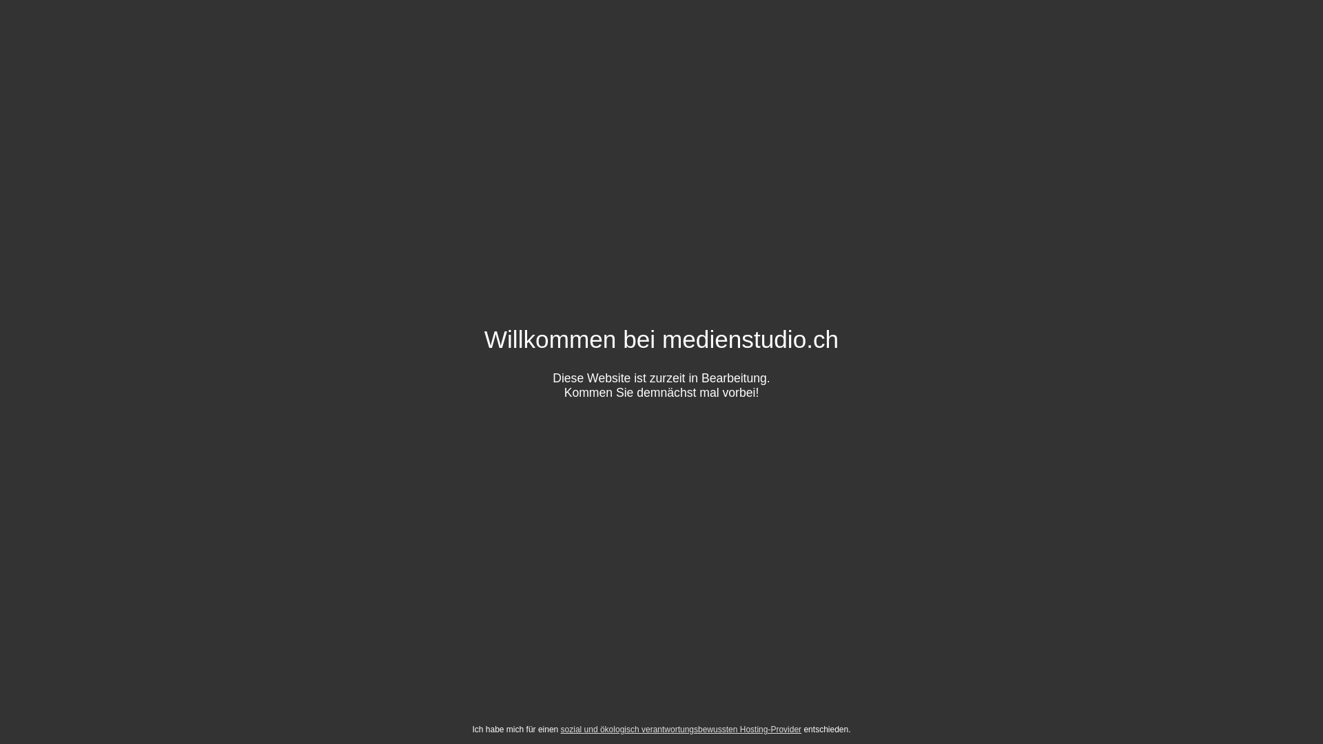 website screenshot of https://medienstudio.ch/