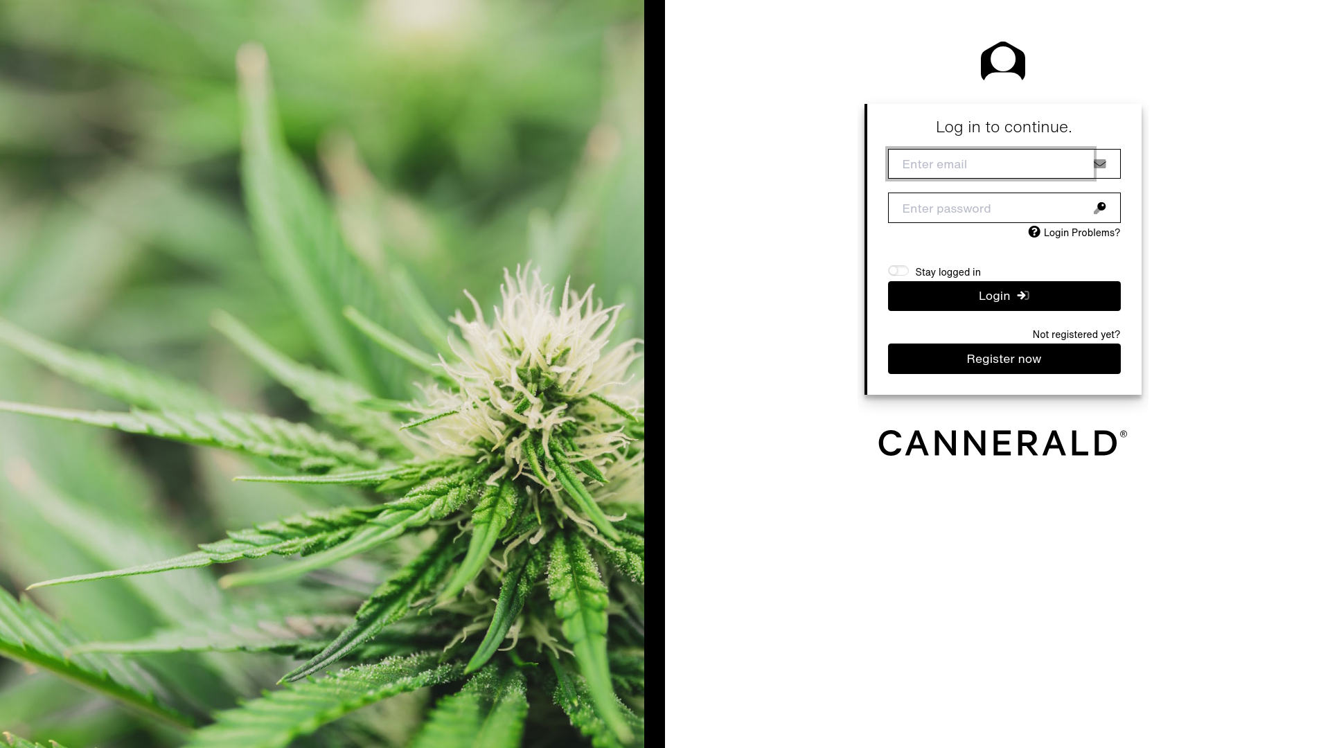 website screenshot of https://cannergrow-webclient.pages.dev/
