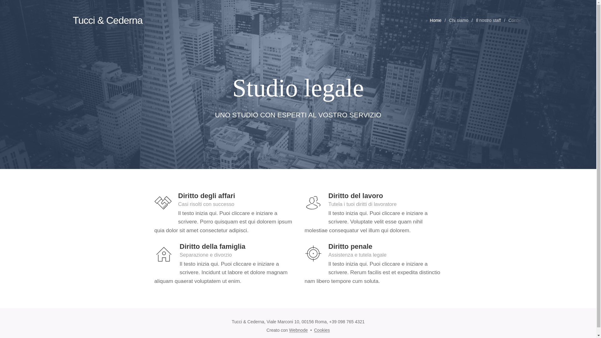 website screenshot of https://avvocatobarbaraurbini.it/