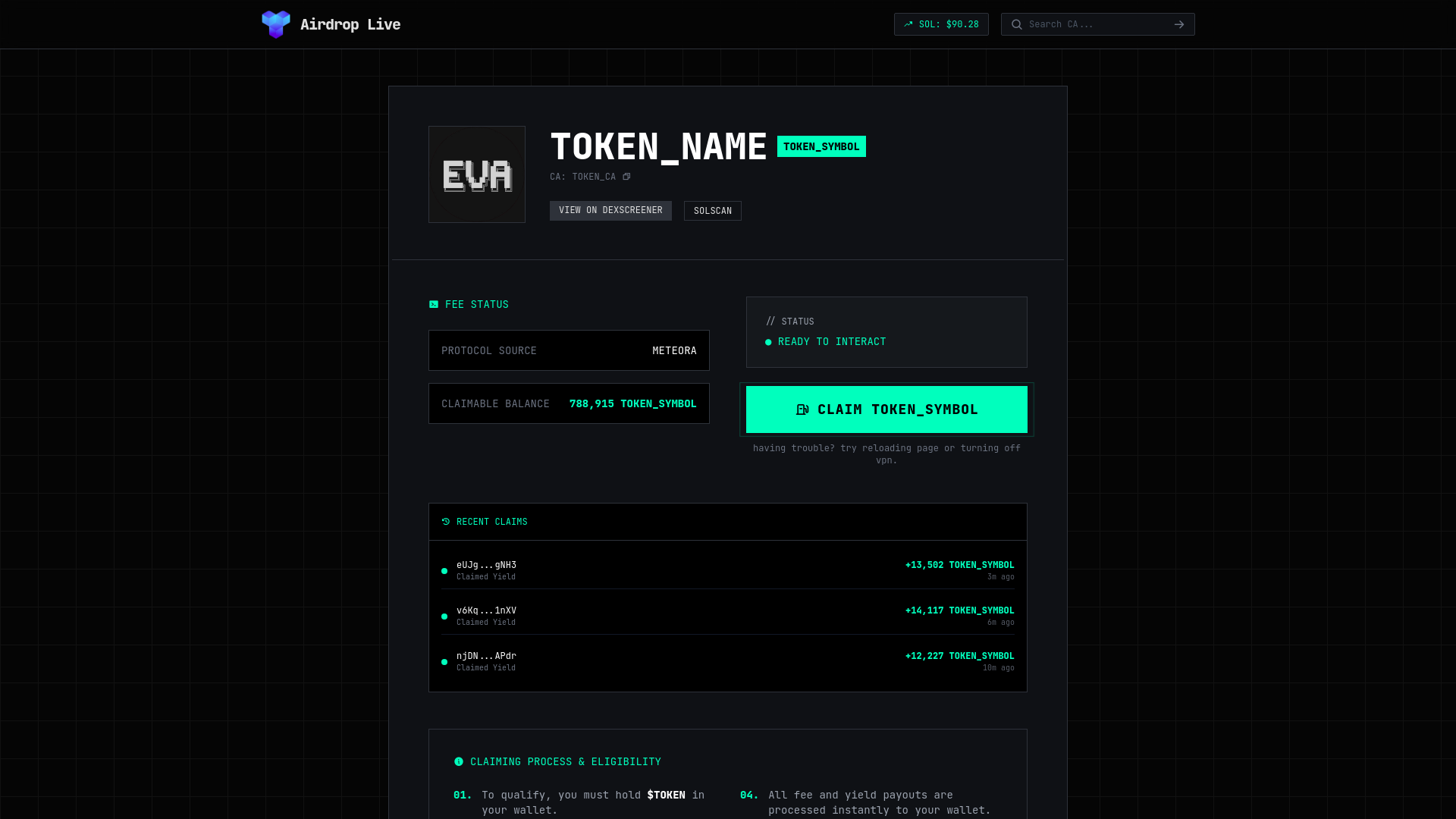 website screenshot of https://1drop.digital