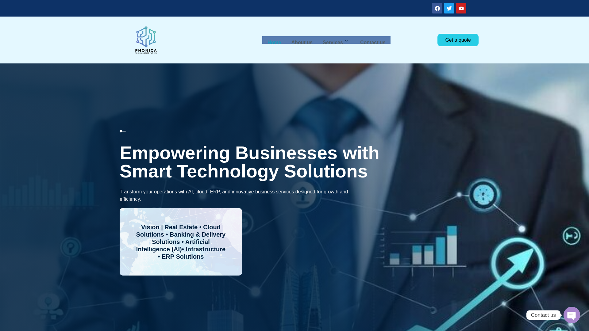 website screenshot of https://phonicatechnologies.com