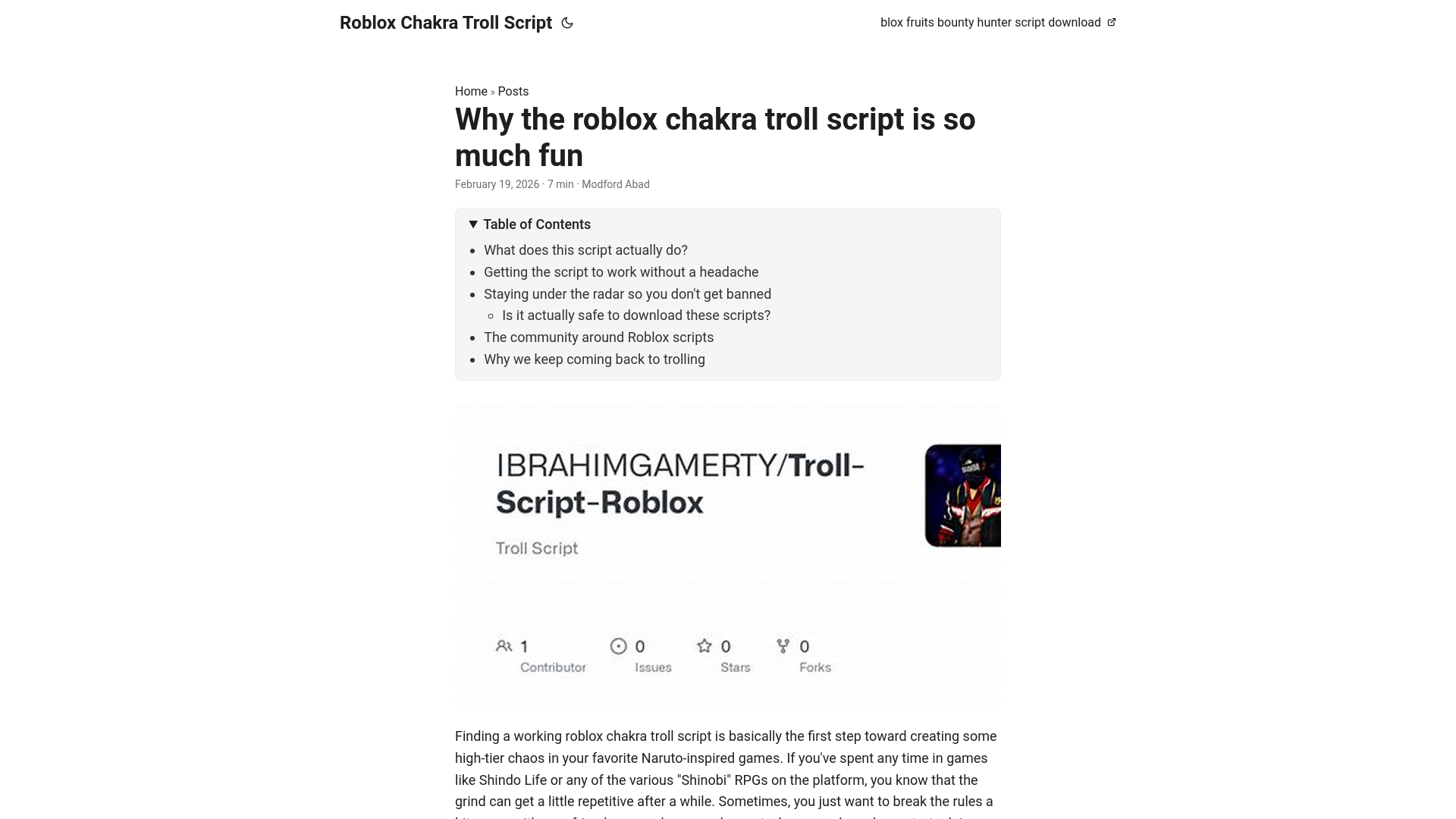 website screenshot of https://roblox-chakra-troll-script.pages.dev/