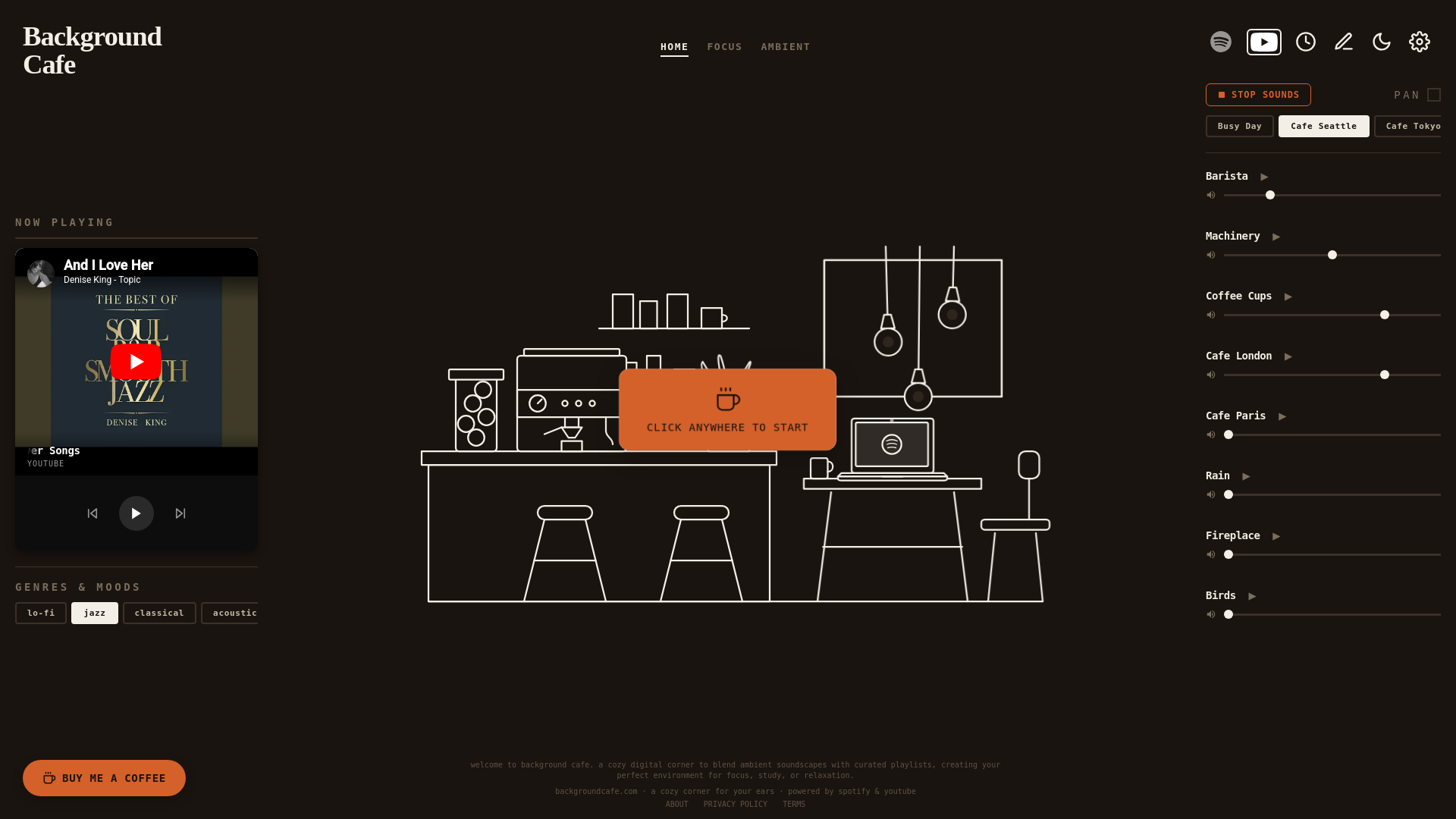 website screenshot of https://bgcafe7.pages.dev/