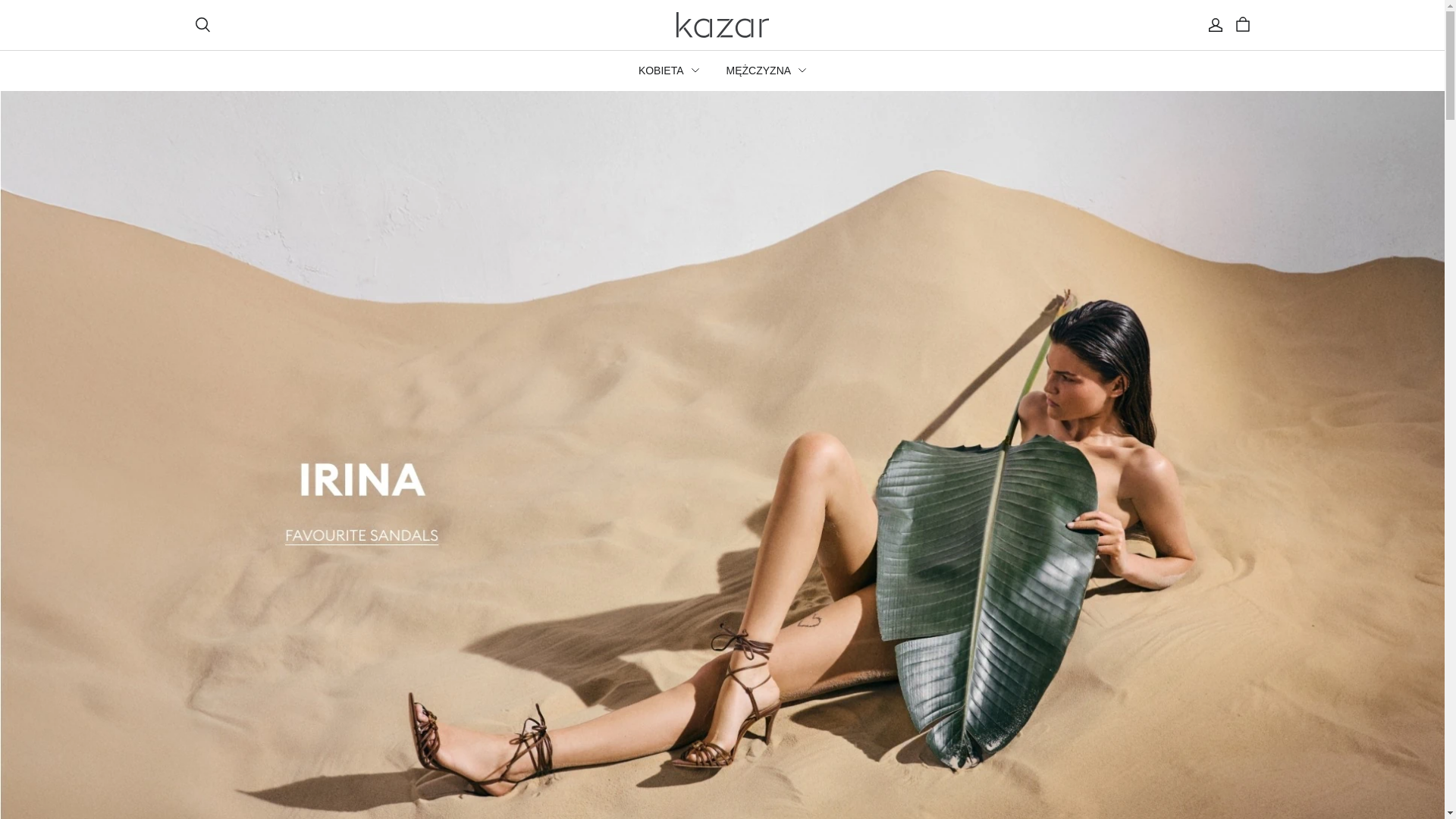 website screenshot of https://kazaroutlet.shop/