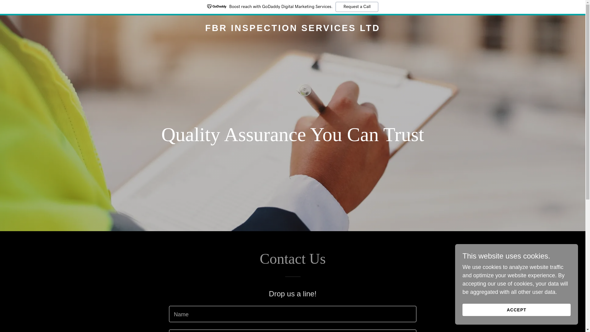 website screenshot of https://fbrinspectionservicesltd.com/