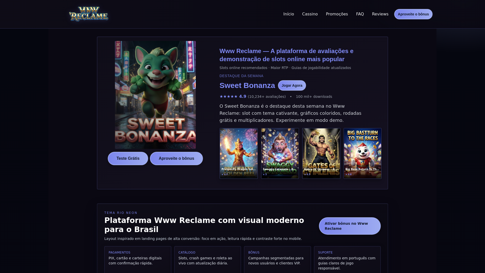 website screenshot of https://www-reclame-co.pages.dev/