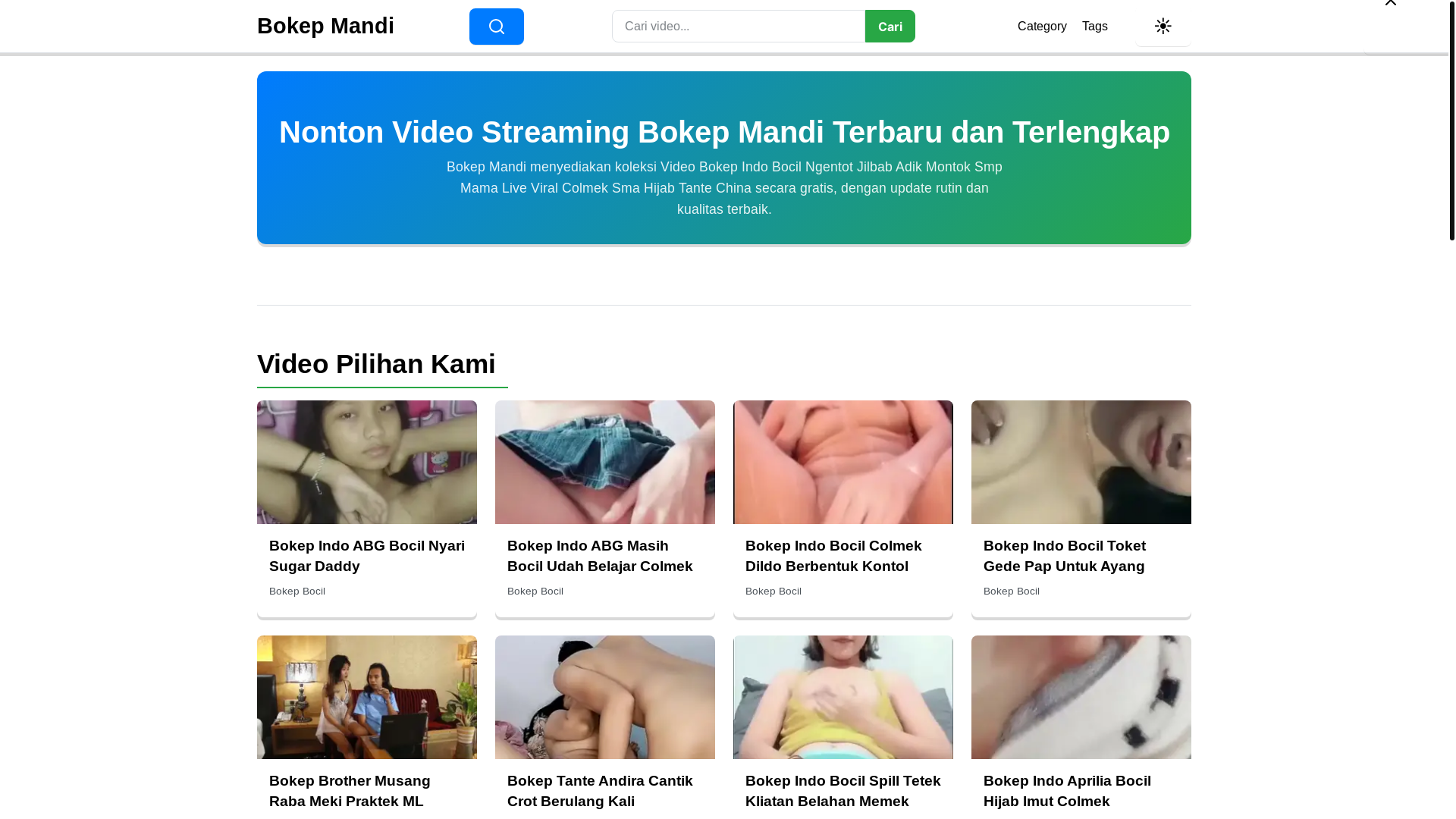 website screenshot of https://bokepmandi.pages.dev/