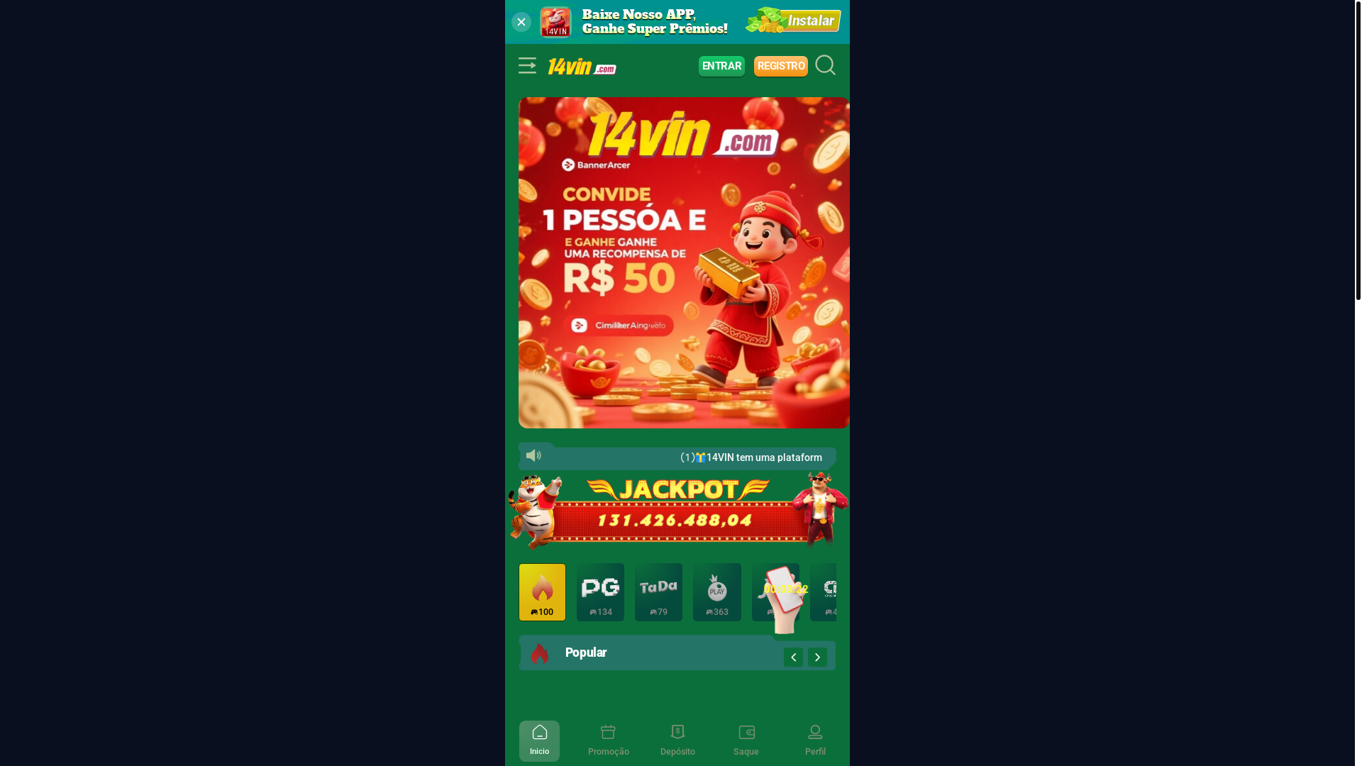 website screenshot of https://14vin55.com/