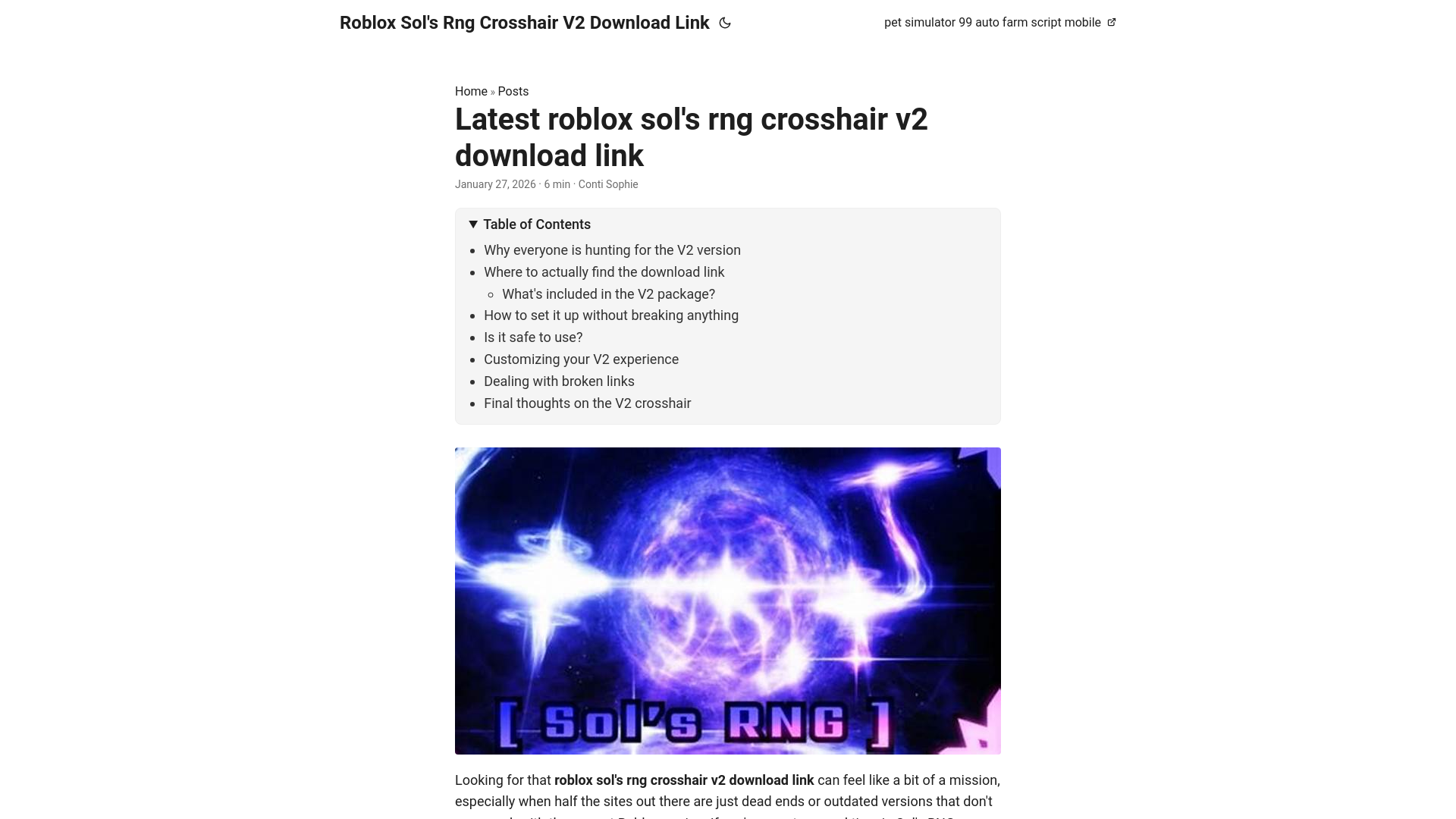 website screenshot of https://roblox-sols-rng-crosshair-v2-download-link.pages.dev/