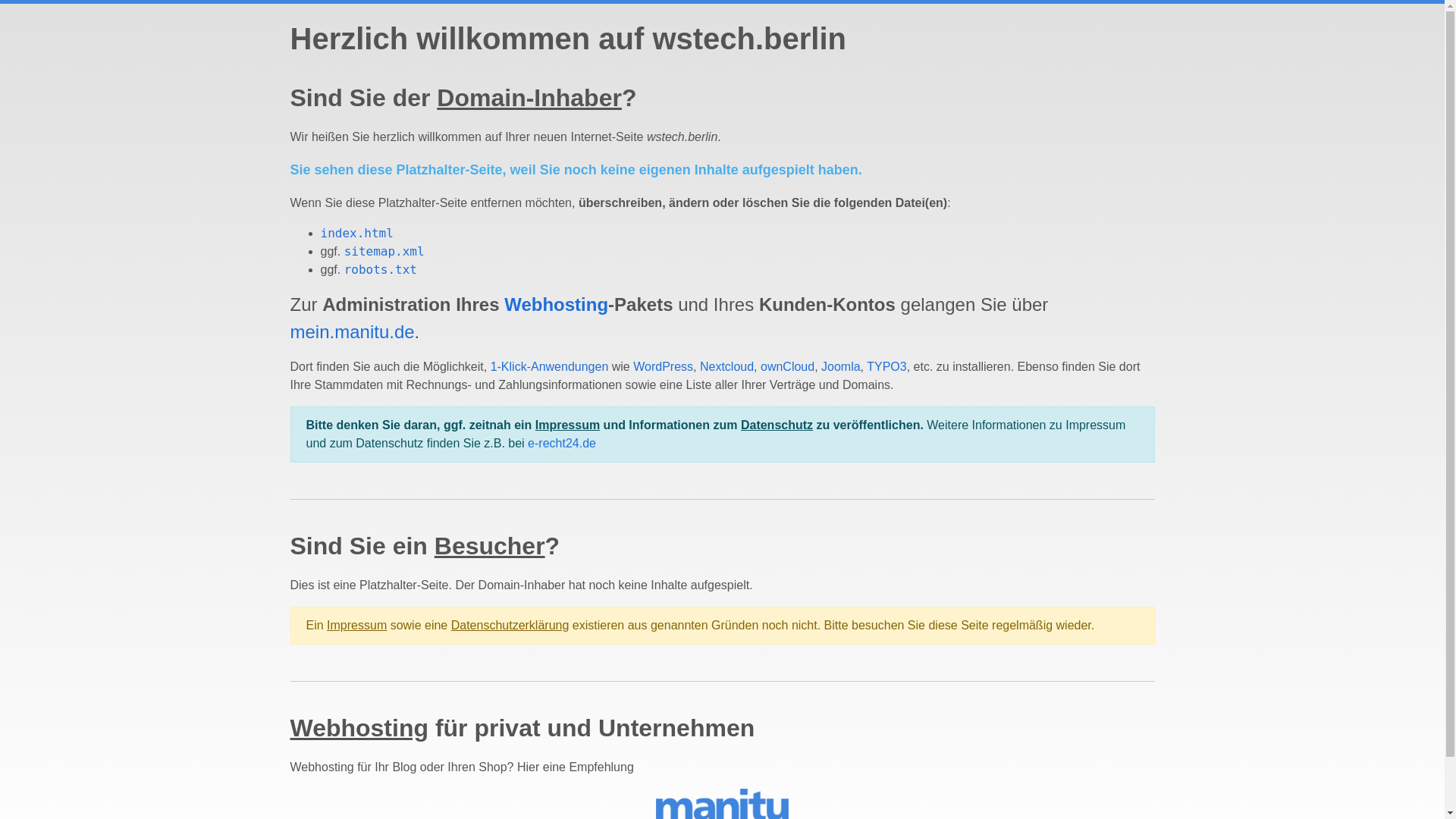 website screenshot of https://wstech.berlin/